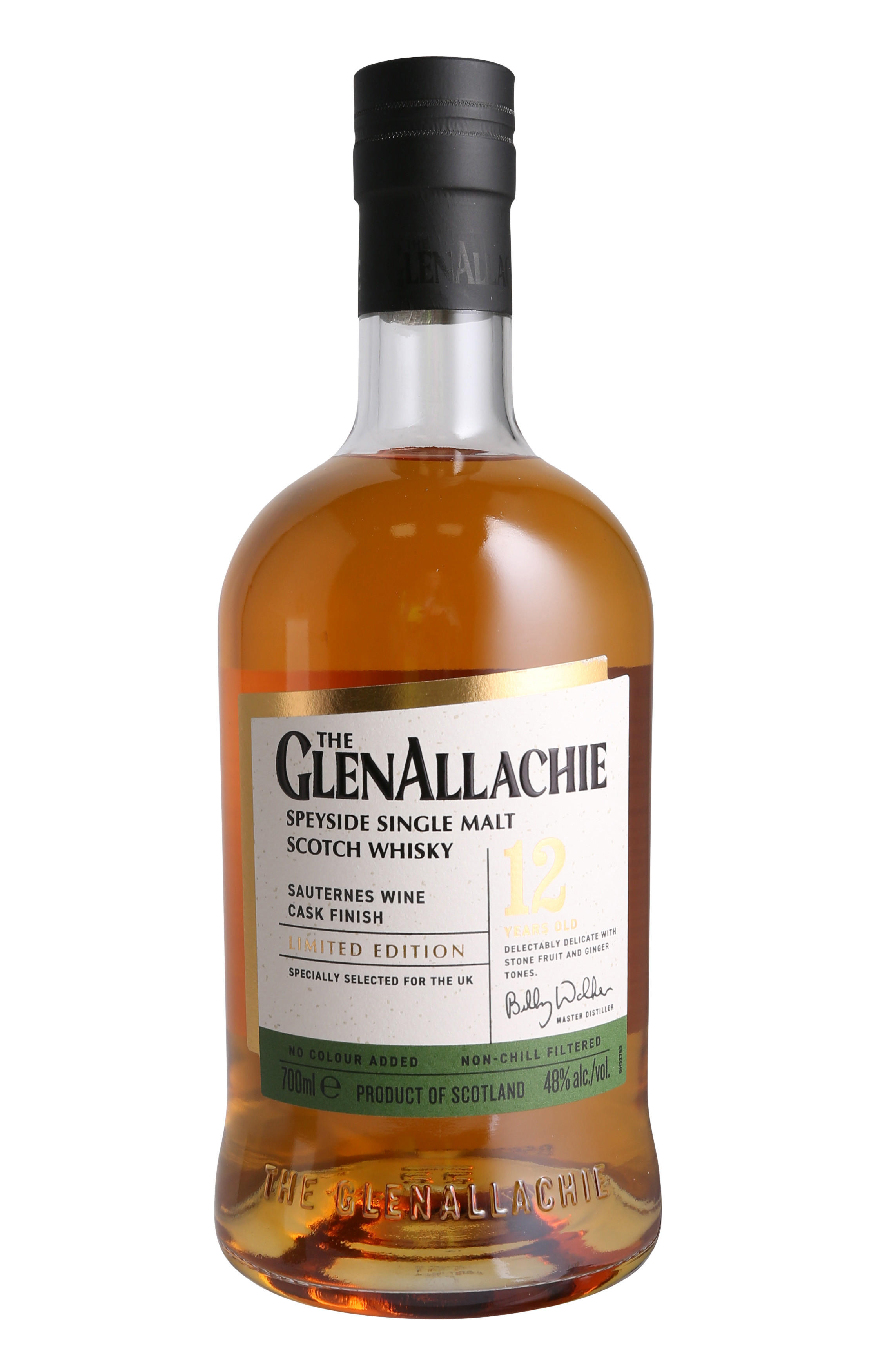 Glenallachie, 12-Year-Old, 2024 Release, Sauternes Cask Finish, Speyside, Single Malt Scotch Whisky (48%)