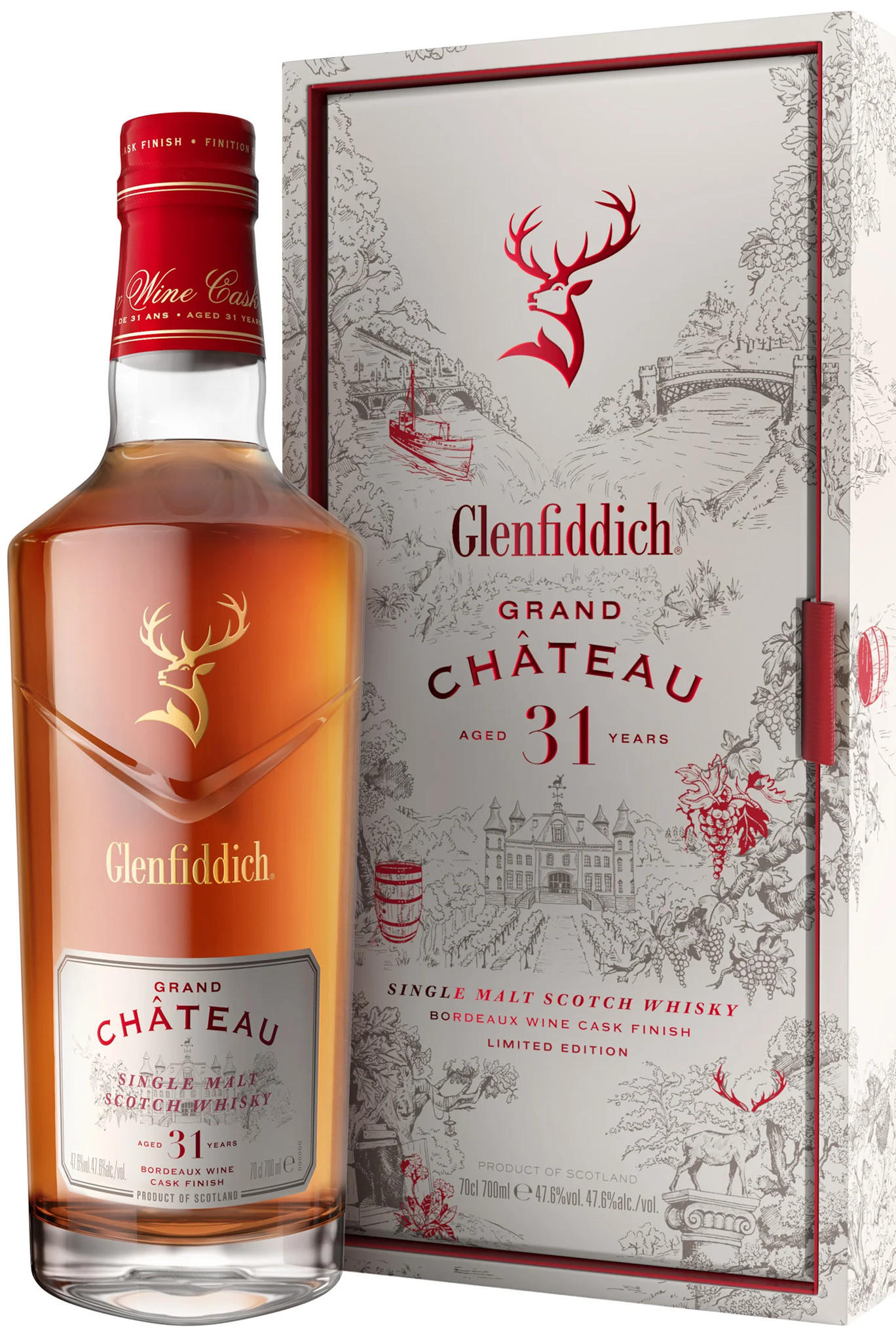 Glenfiddich, Grand Chateau, 31-Year-Old, Speyside, Single Malt Scotch Whisky (47.6%)