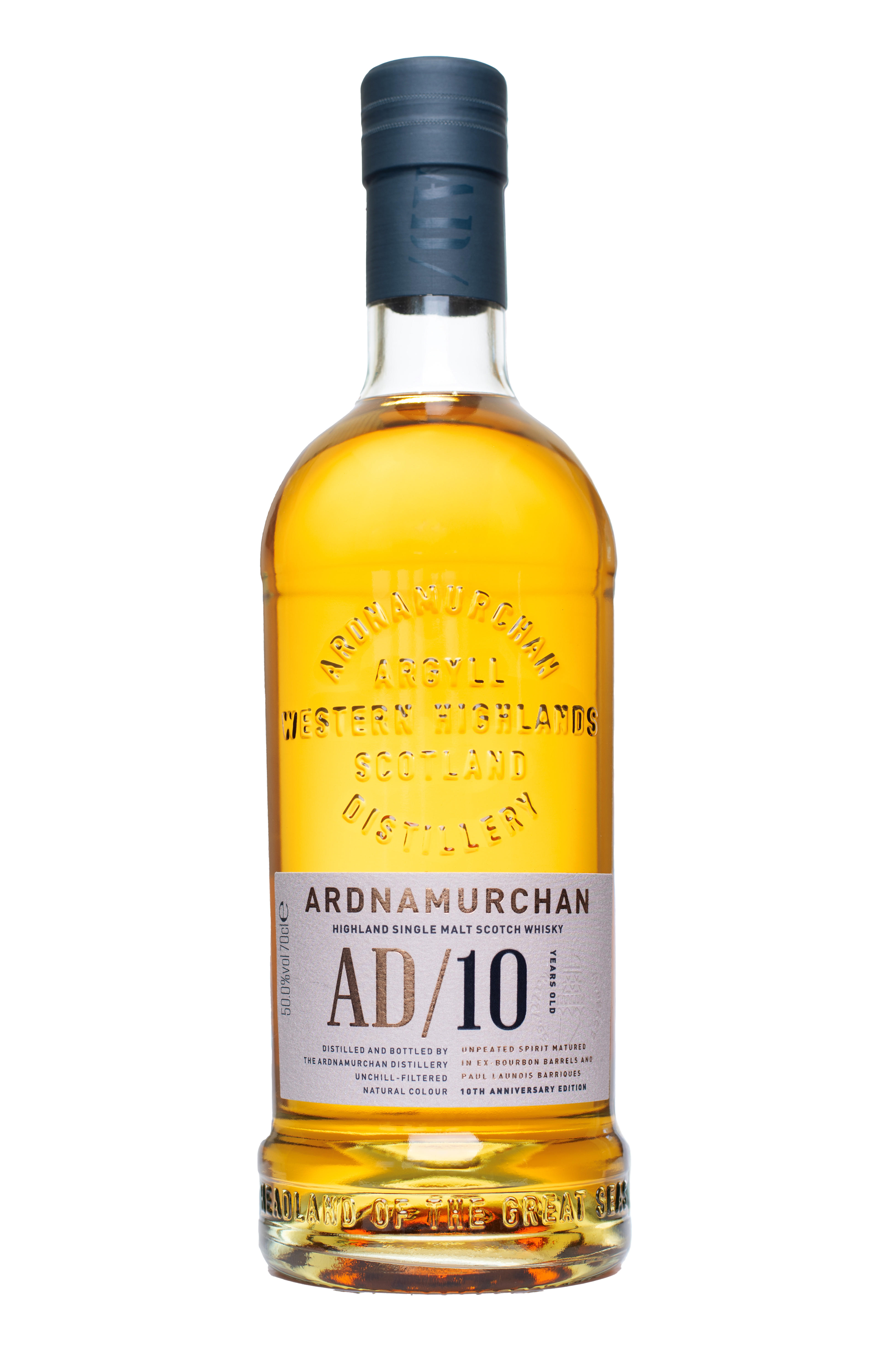 Ardnamurchan, AD/10-Year-Old, Highland, Single Malt Scotch Whisky (46.8%) bottle