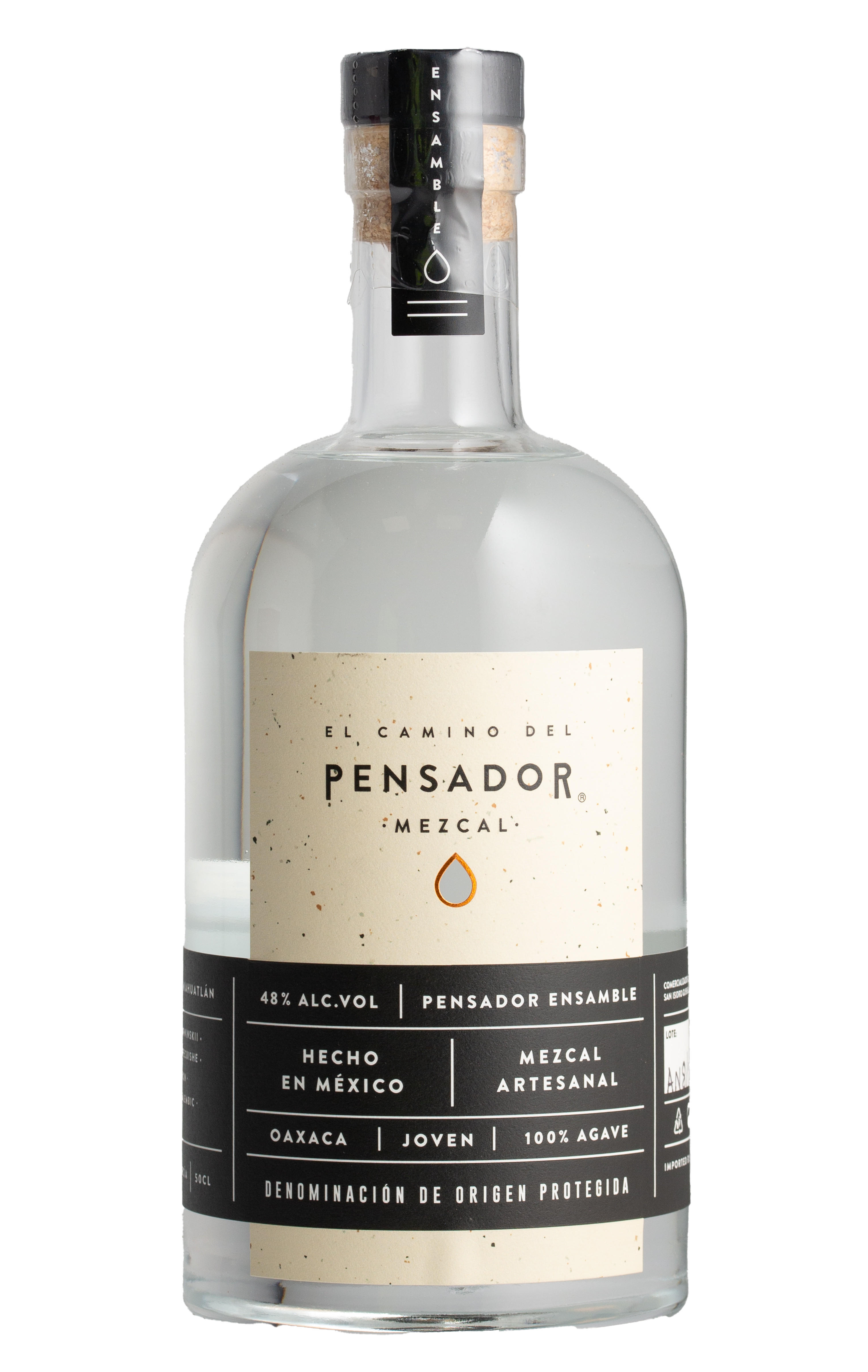 El Camino del Pensador, Mezcal, Batch AN8 Oaxaca, Mexico (48%) bottle