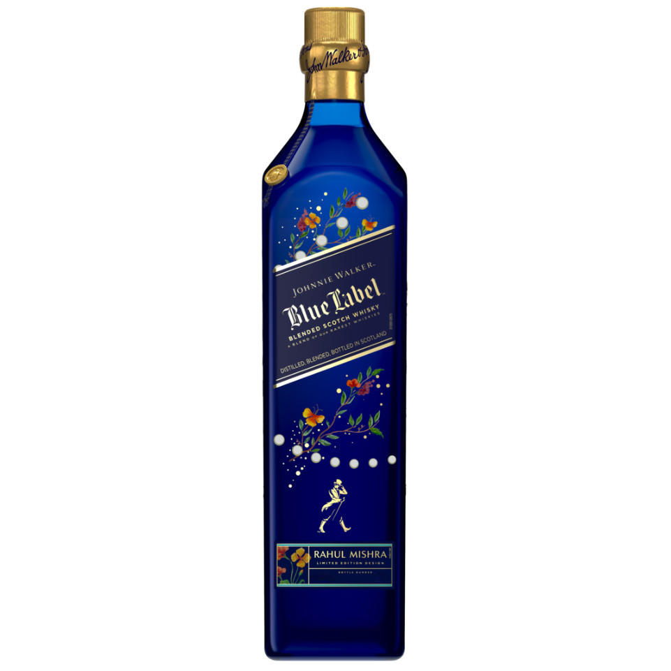 Johnnie Walker Blue Label, Rahul Mishra, Diwali Limited Edition, Blended Scotch Whisky (40%) bottle