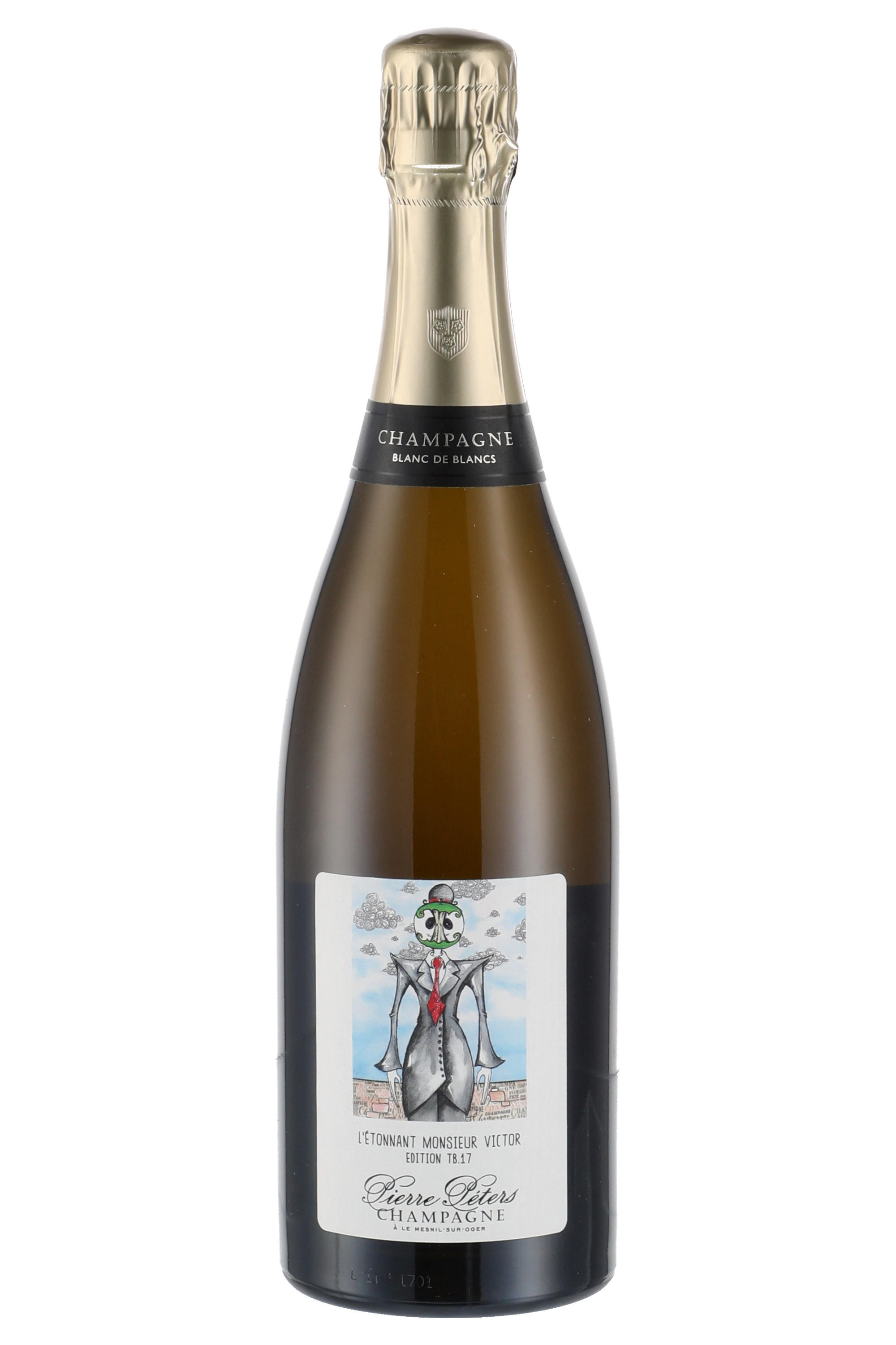 Champagne Pierre Péters, L'Étonnant Monsieur Victor, Edition TB.17, Blanc de Blancs, Grand Cru, Brut