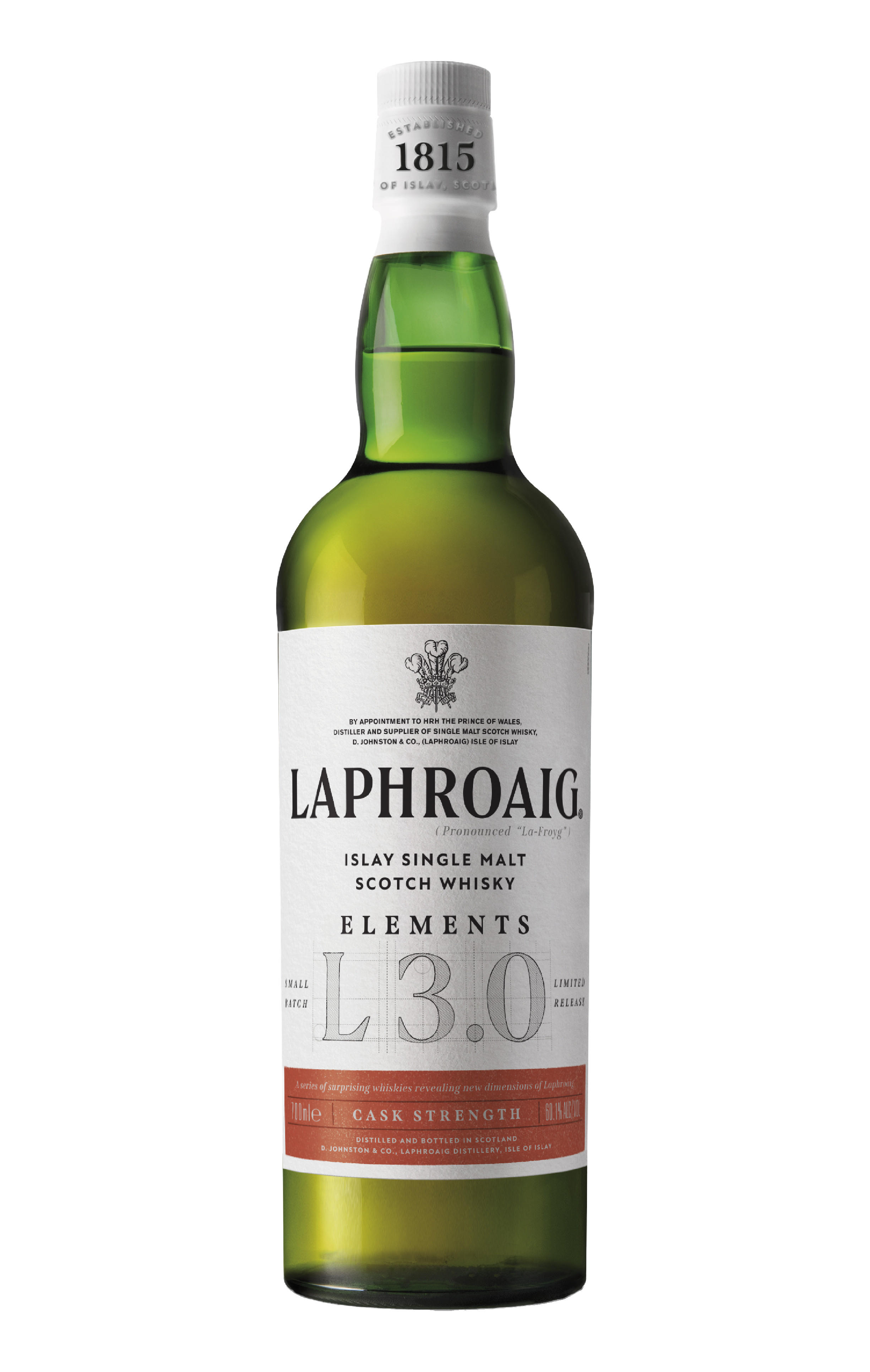 Laphroaig, Elements L 3.0, Islay, Single Malt Scotch Whisky (55.3%) bottle