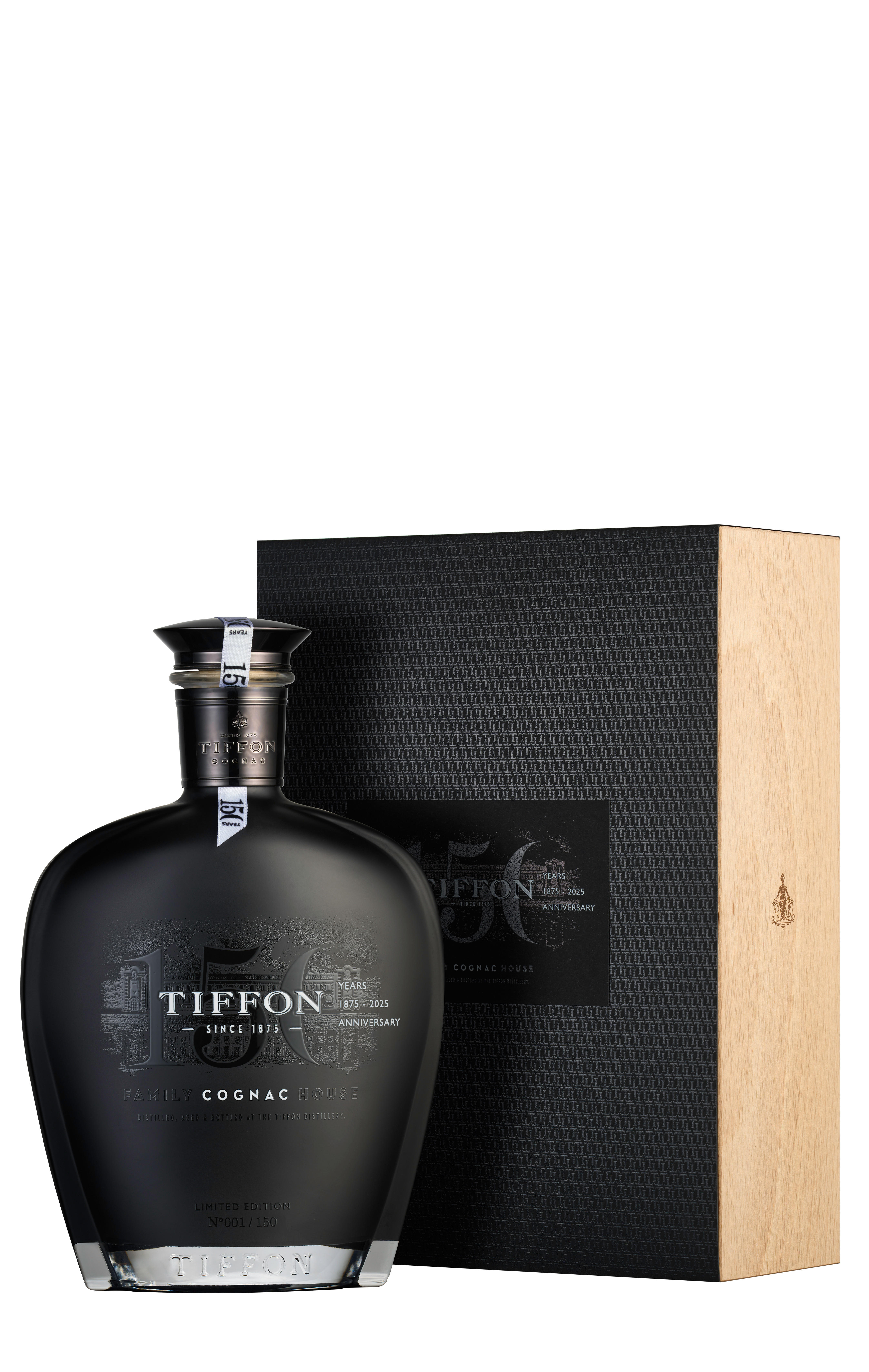 Tiffon, 150th Anniversaire, Cognac (44%) bottle