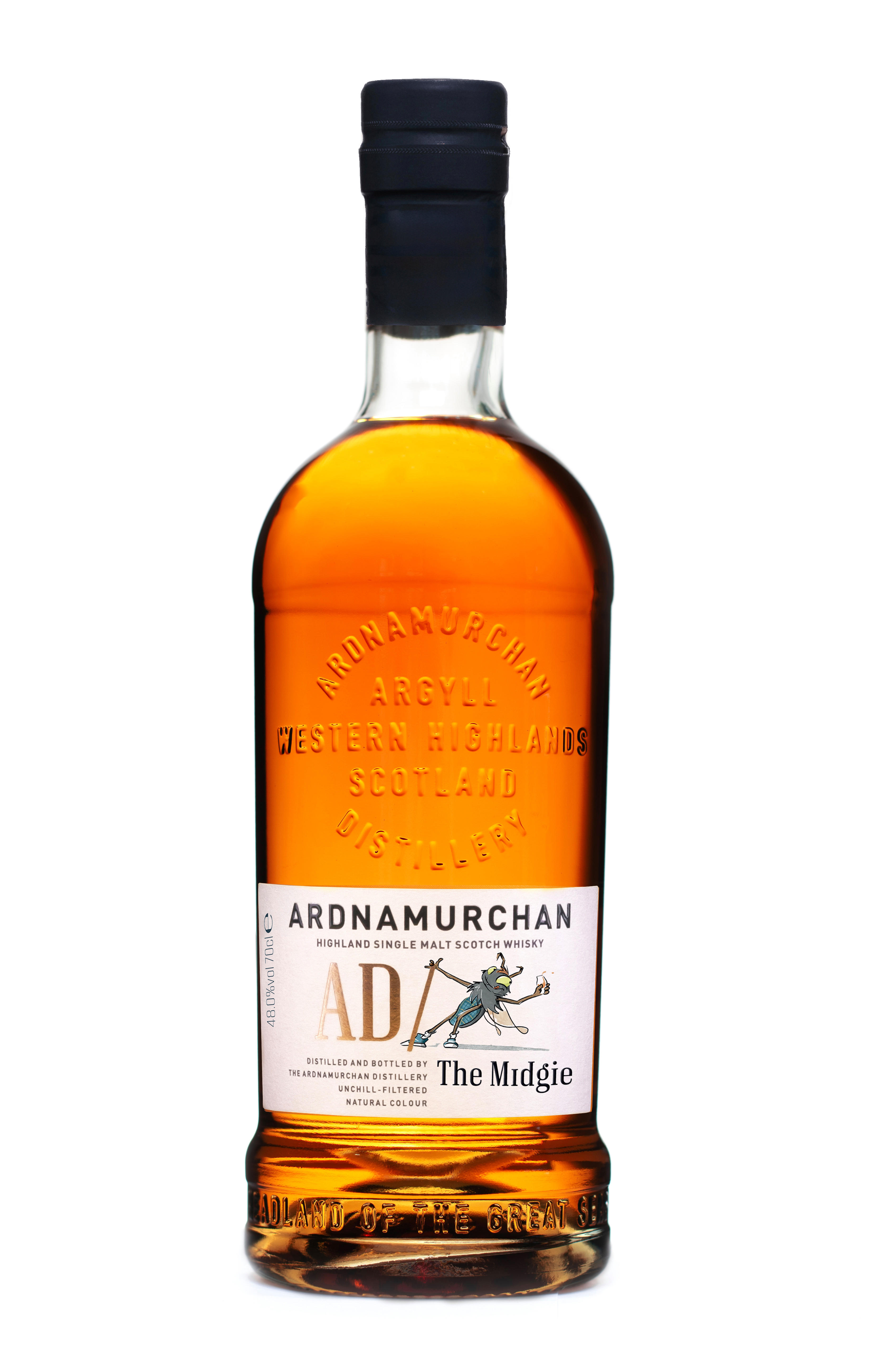 Ardnamurchan, AD/The Midgie, 2025 Release, Highland, Single Malt Scotch Whisky (48%) bottle