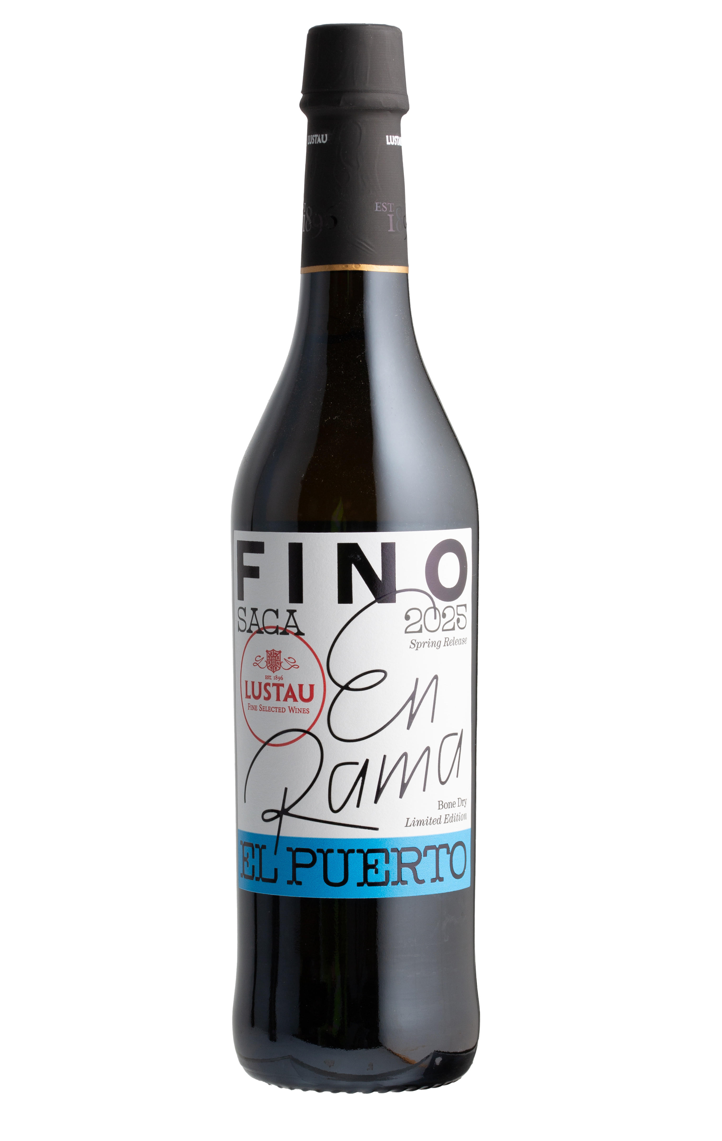 Bodegas Lustau, 3 En Rama, Fino, El Puerto de Santa María, Spain (2025 Release)