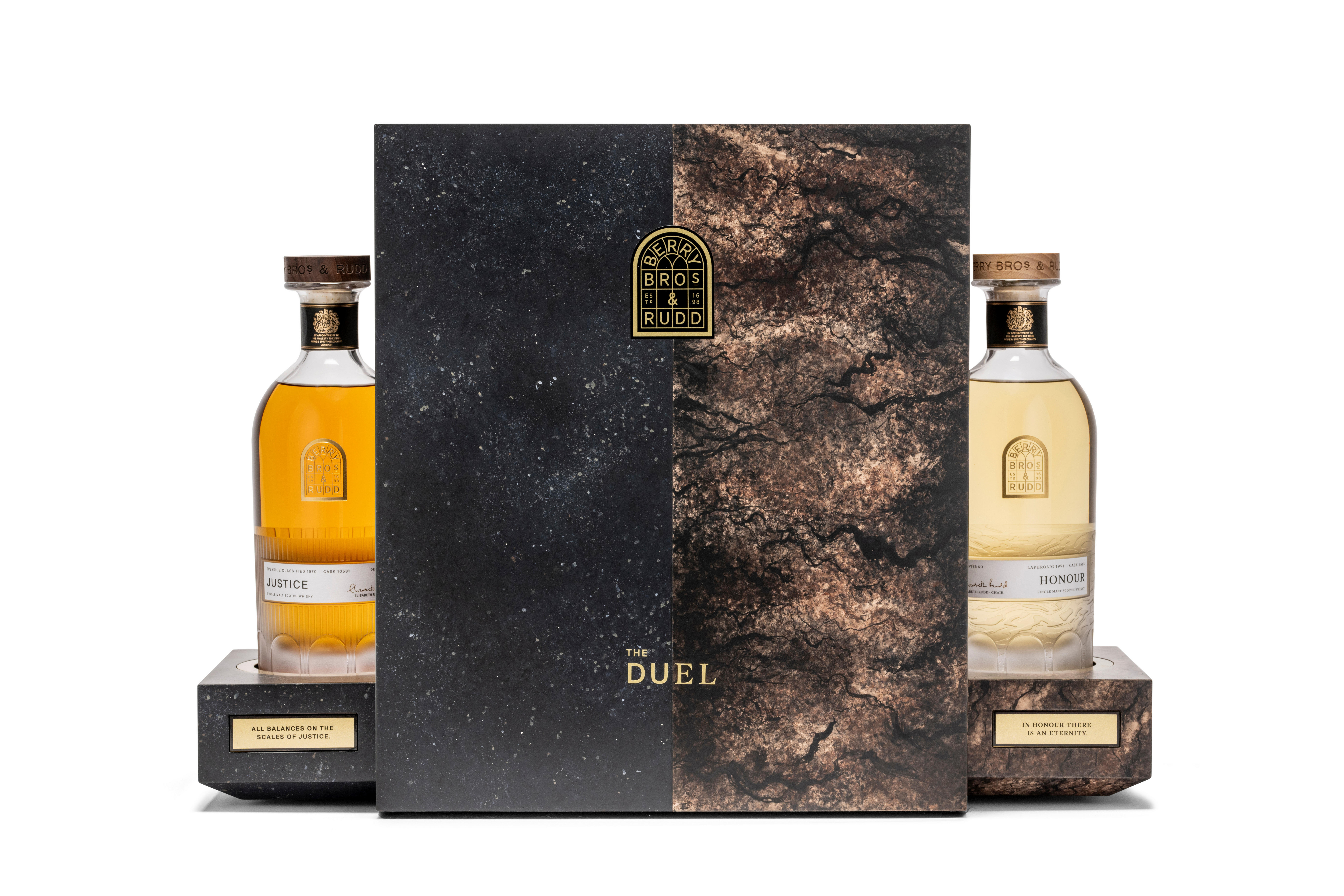The Duel (1970 Speyside Classified & 1991 Laphroaig), Two-Bottle Assortment Case in a Presentation Box