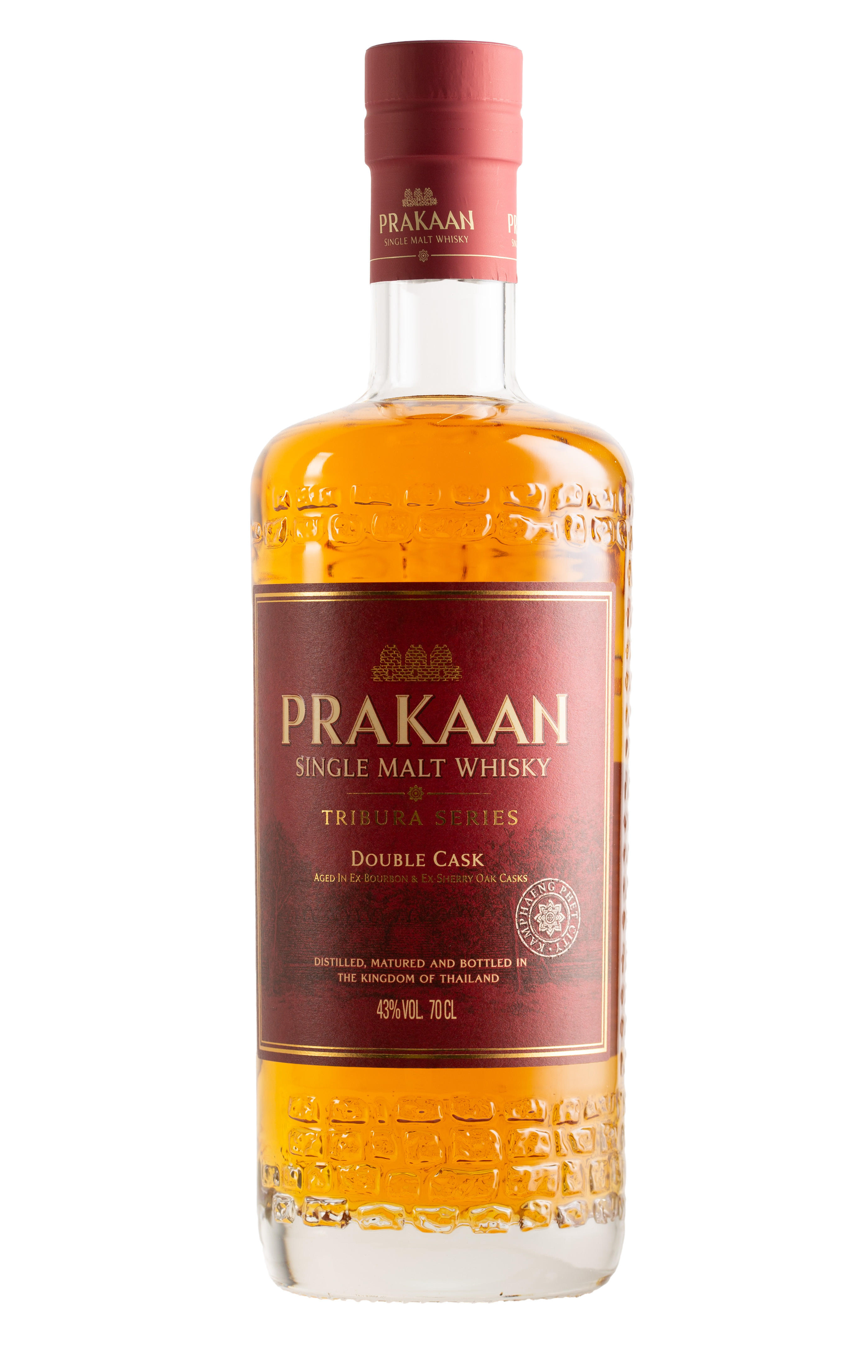 Prakaan, Tribura Series, Double Cask, Single Malt Whisky, Thailand (43%) bottle
