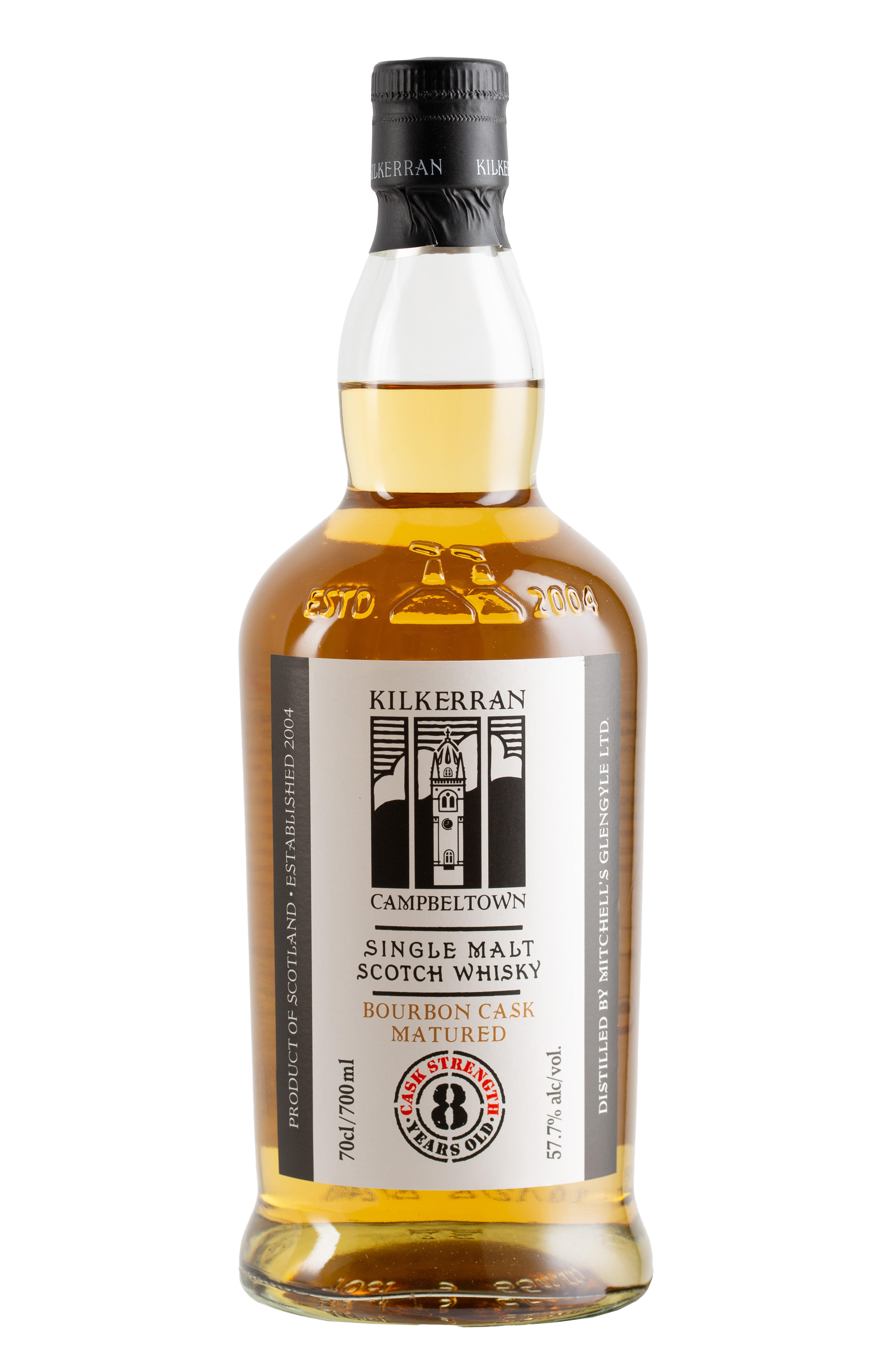 Kilkerran, Bourbon Cask, 8-Year-Old, 2026 Release, Campbeltown, Single Malt Scotch Whisky (57.7%) bottle