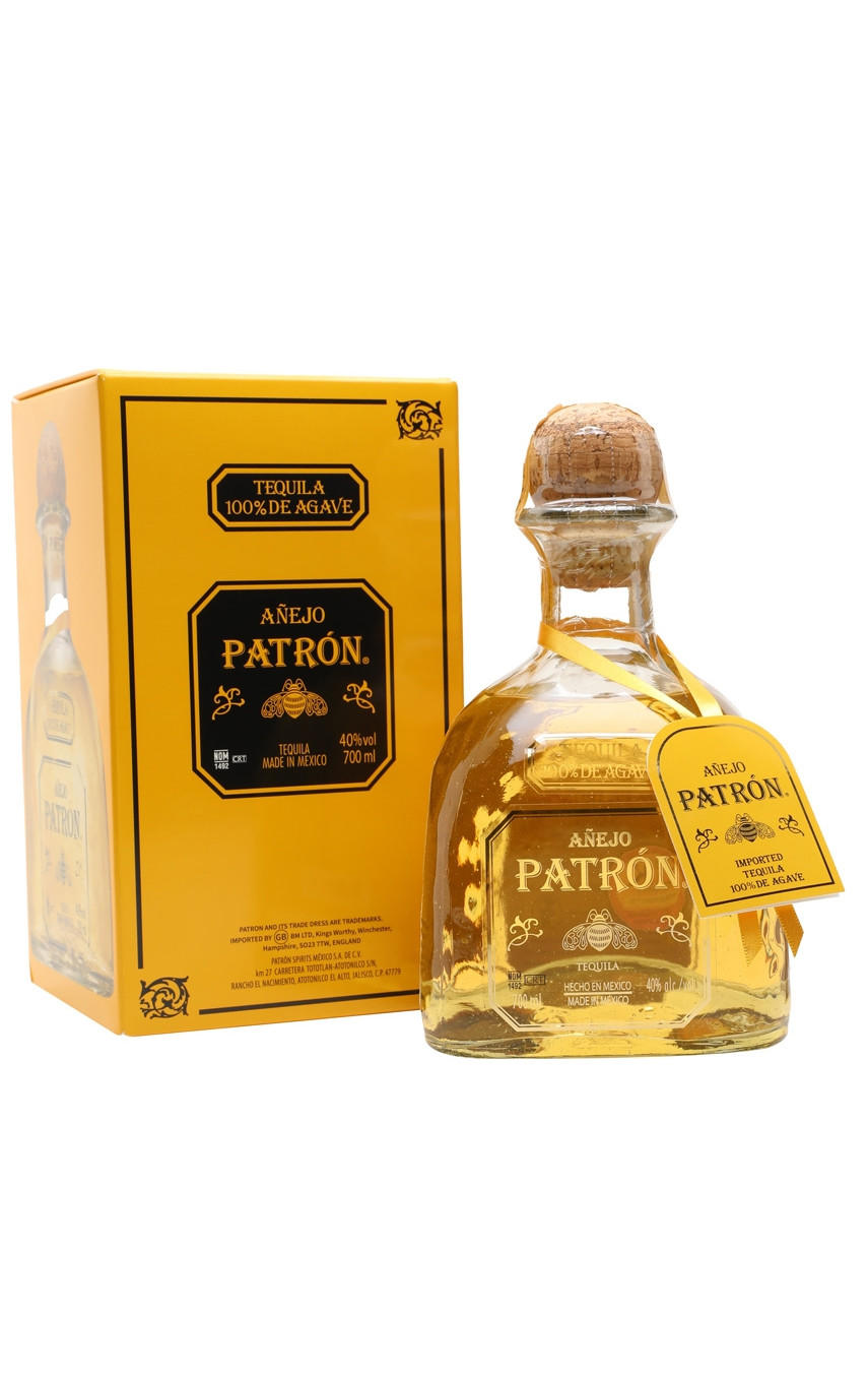 Patrón, Añejo, Tequila (40%) bottle