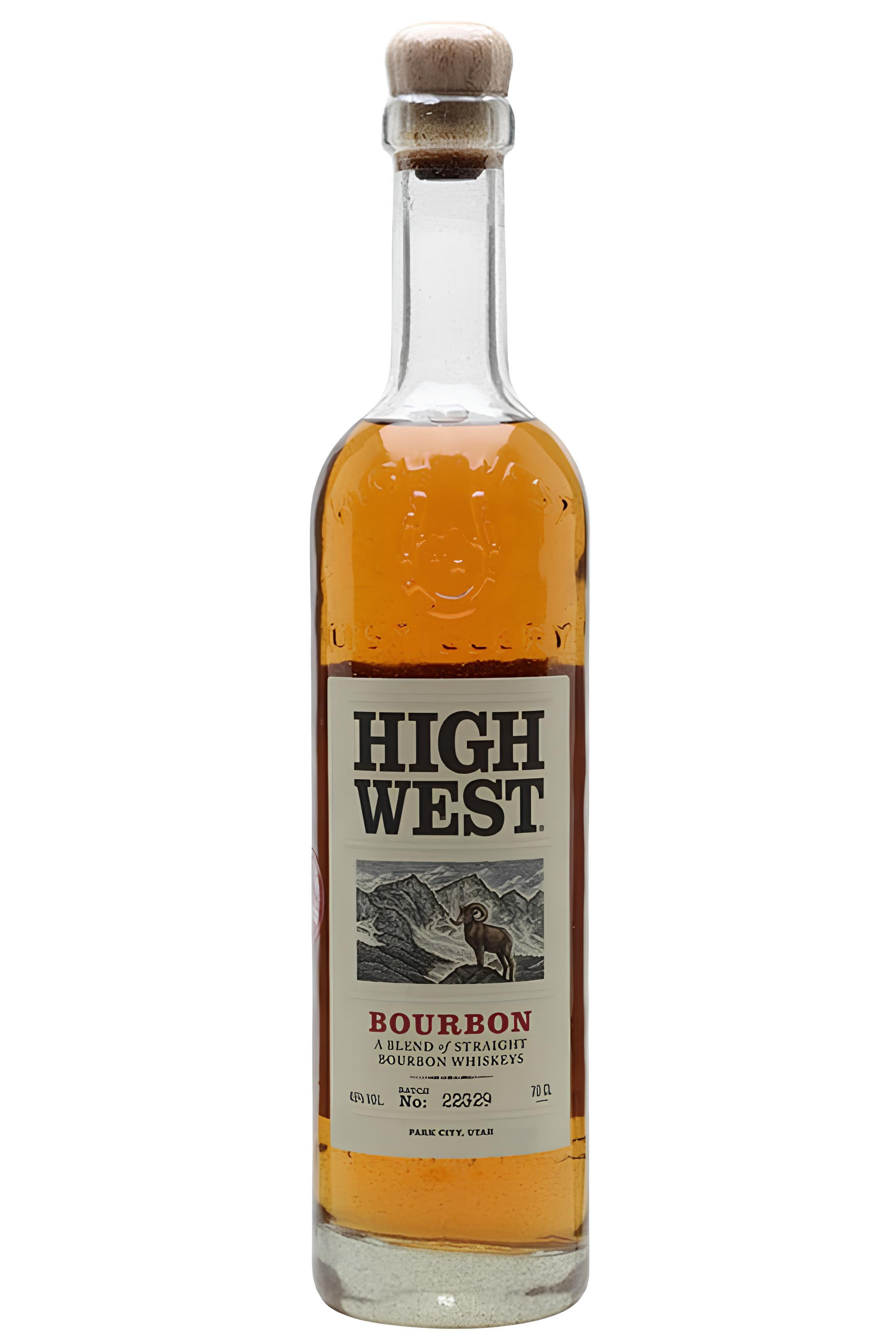 High West, Straight Bourbon Whiskey, Utah, USA (46%) bottle