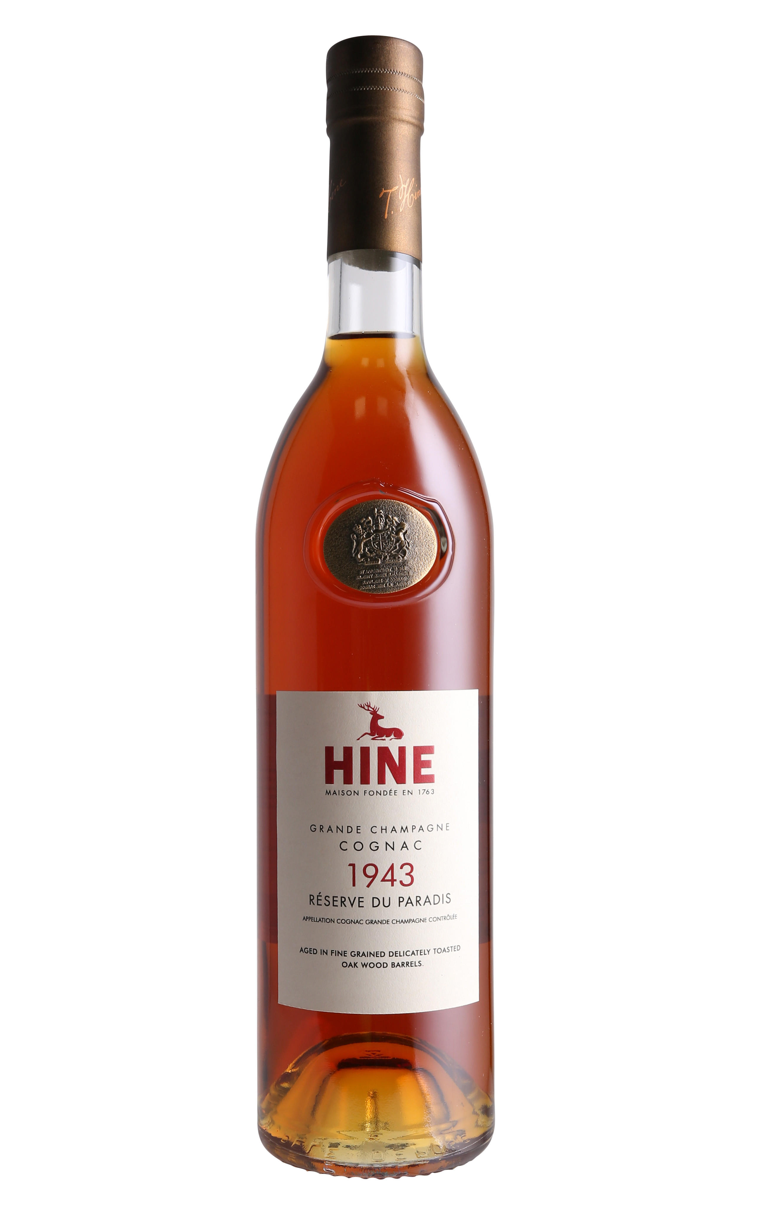 1943 Hine, Aged 50 Years in Cask, Bottled 2023, Cognac (46%) bottle