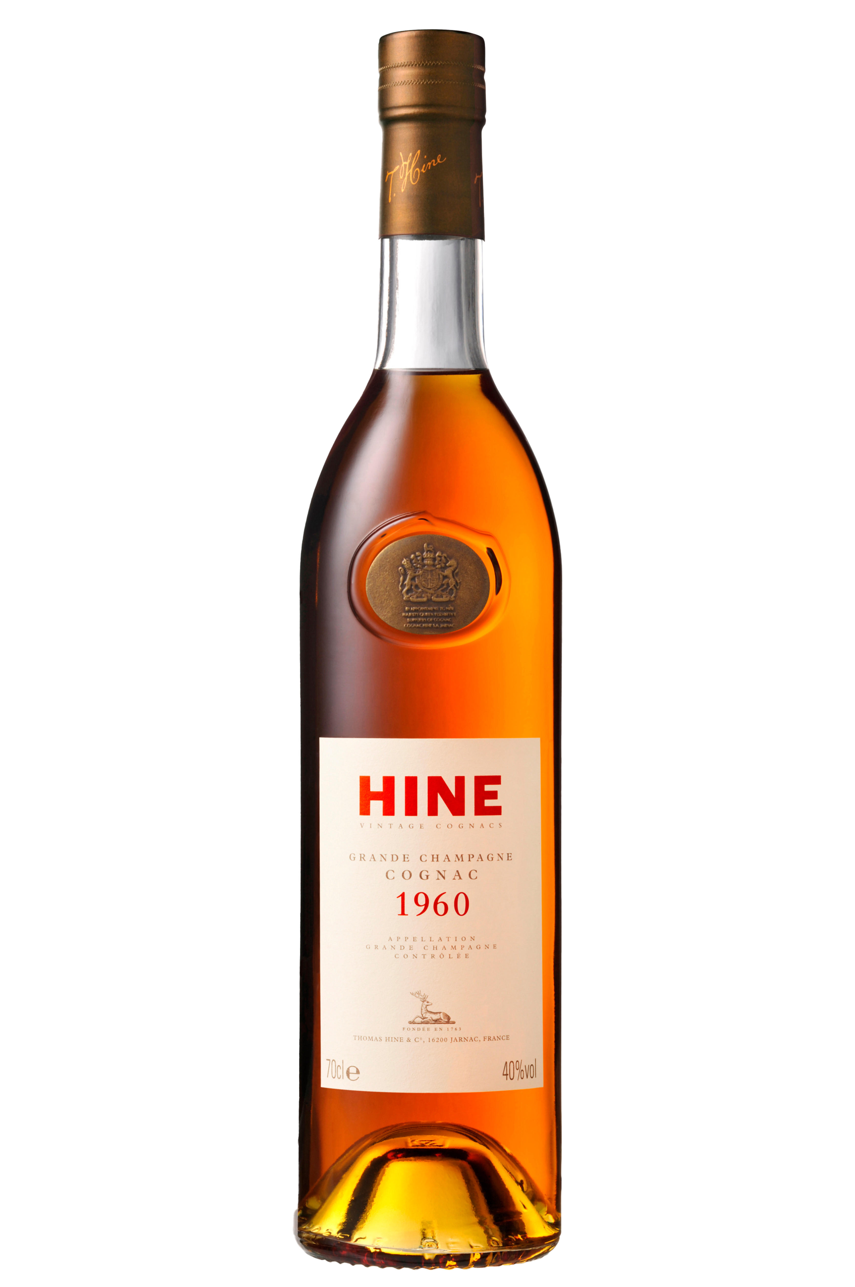 1960 Hine, Aged 62 Years in Cask, Bottled 2023, Cognac (47.7%) bottle