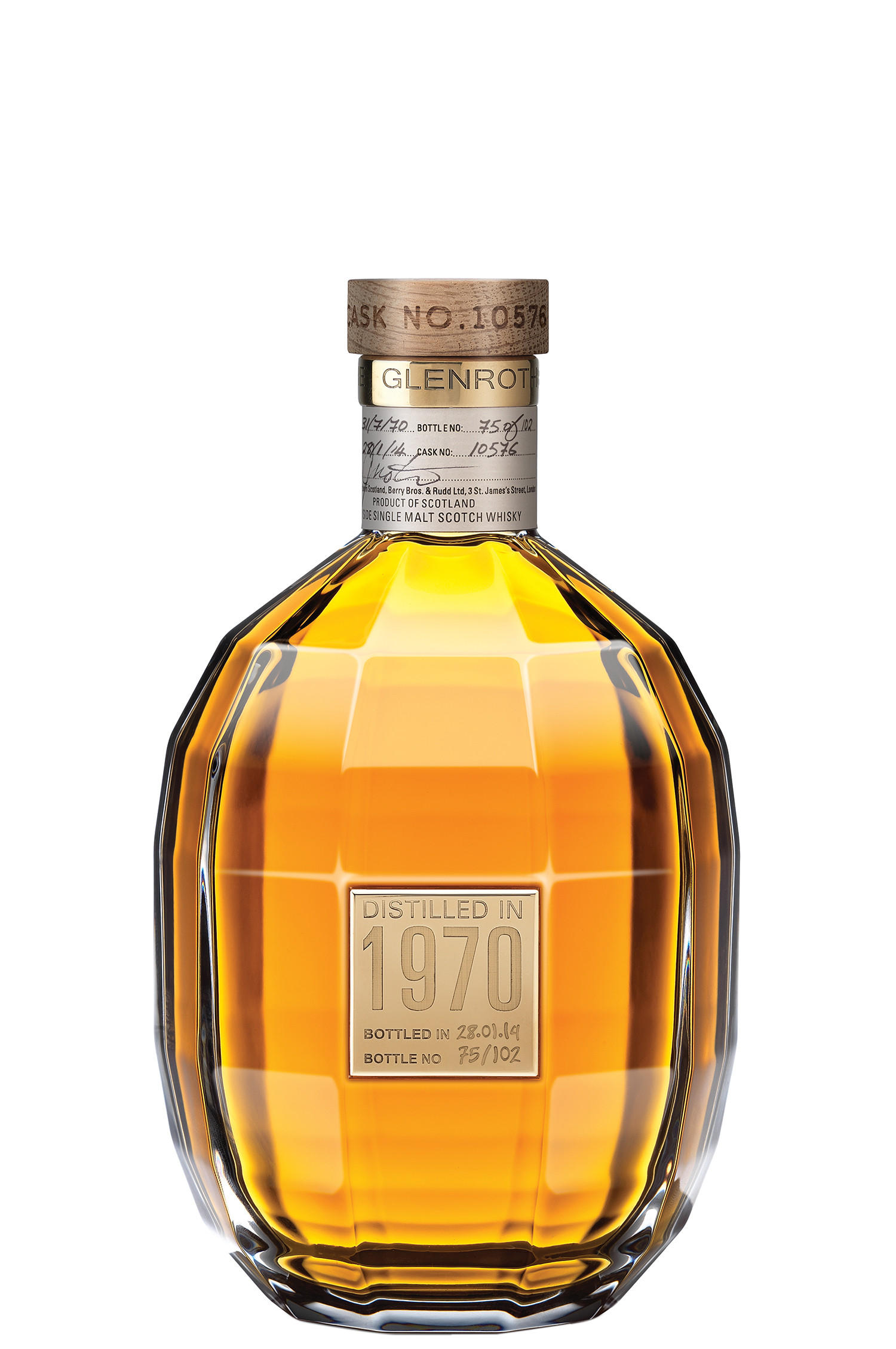 1970 The Glenrothes, Cask No. 10576, Speyside, Single Malt Scotch Whisky (42.8%) bottle