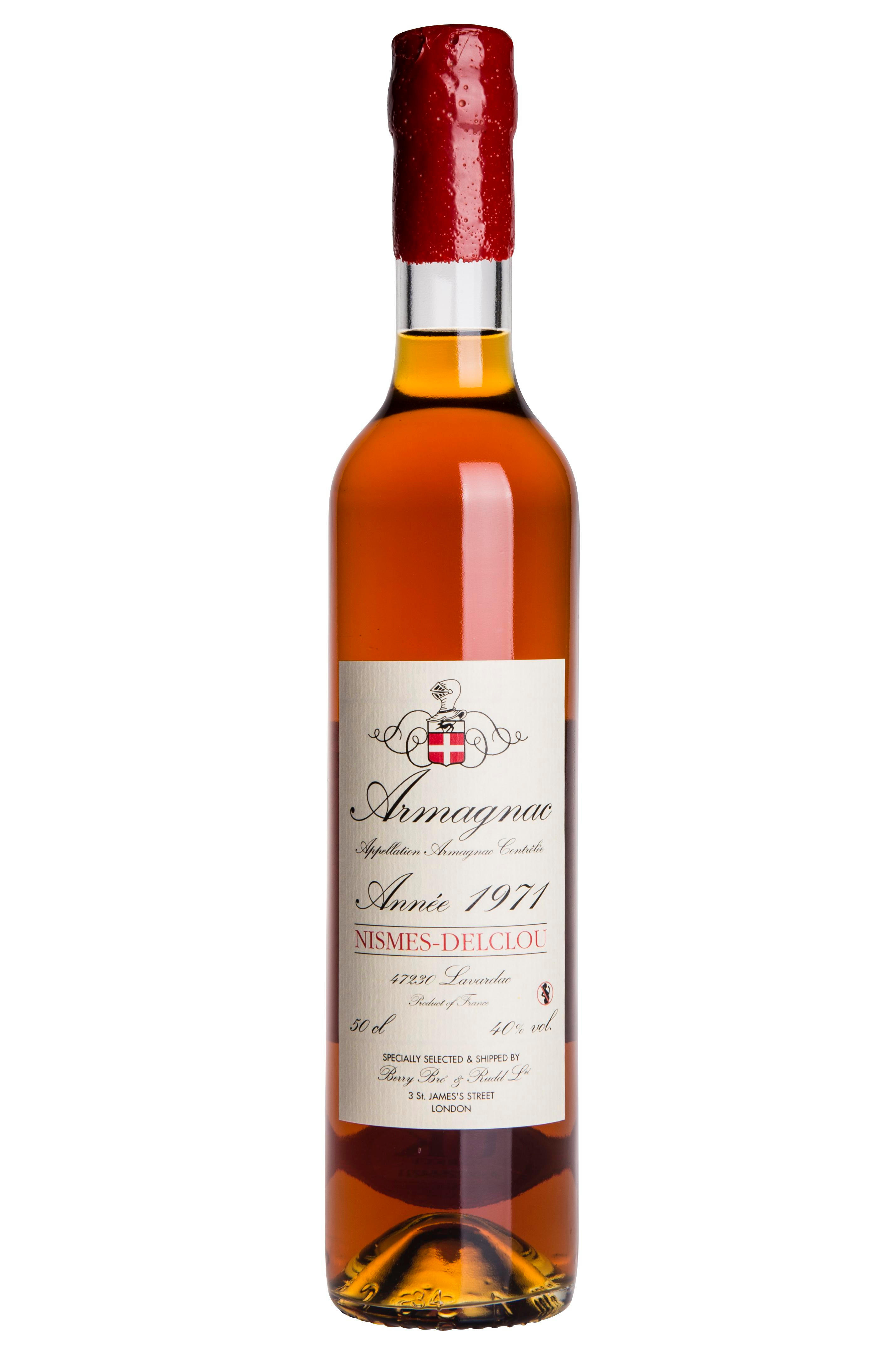 1971 Armagnac, J. Nismes-Delclou (40%) bottle