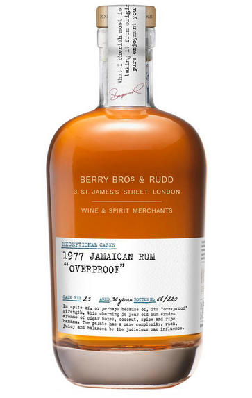 1977 Berry Bros. & Rudd Exceptional Casks Jamaican Rum, 37-Year-Old (60.3%)