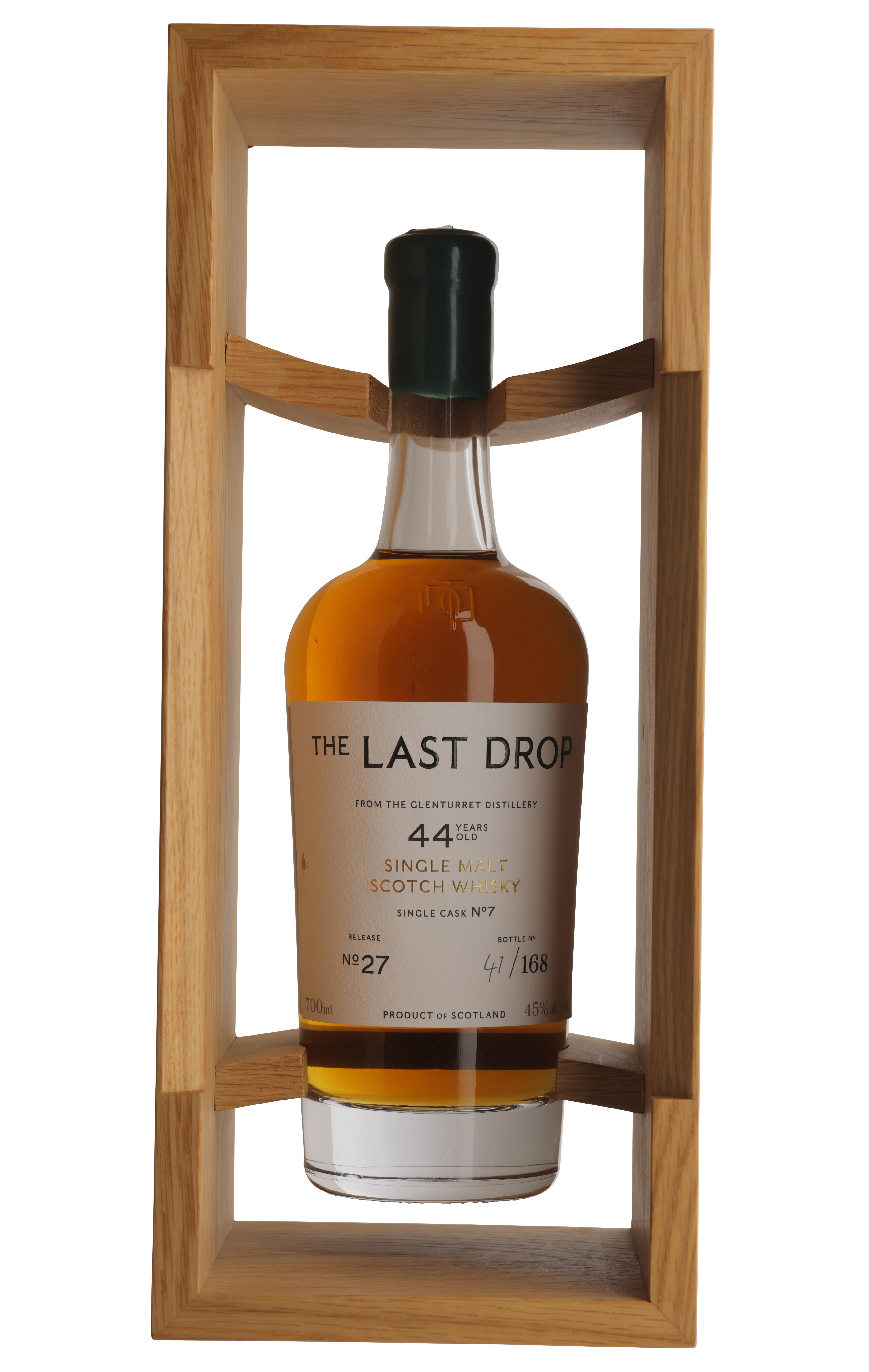 1977 The Last Drop, Glenturret, Cask Ref. 7, 44-Year-Old, Highland, Single Malt Scotch Whisky (45%) (70cl & 5cl Assortment)
