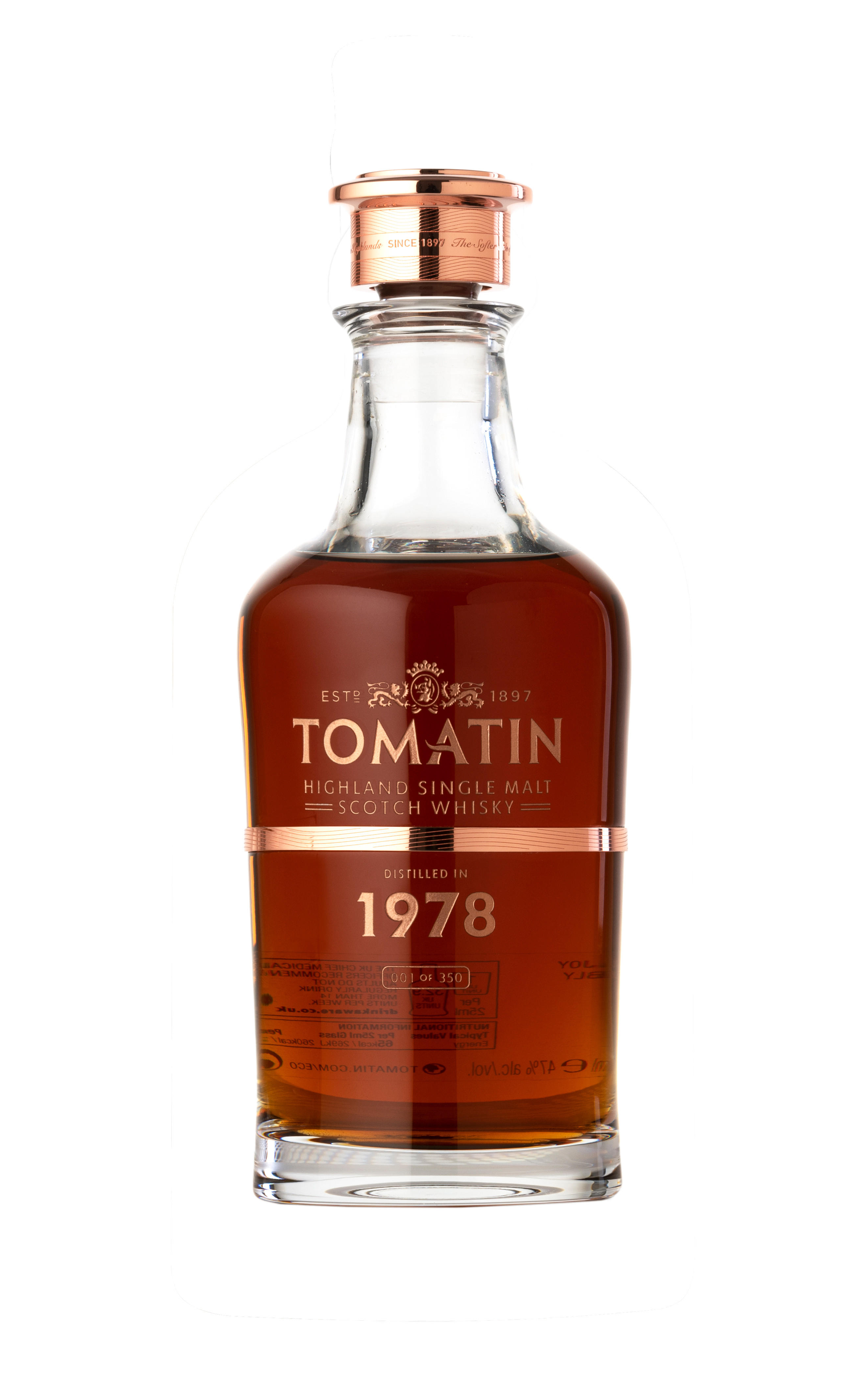 1978 Tomatin, Warehouse 6 Collection, Highland, Single Malt Scotch Whisky (47%) bottle