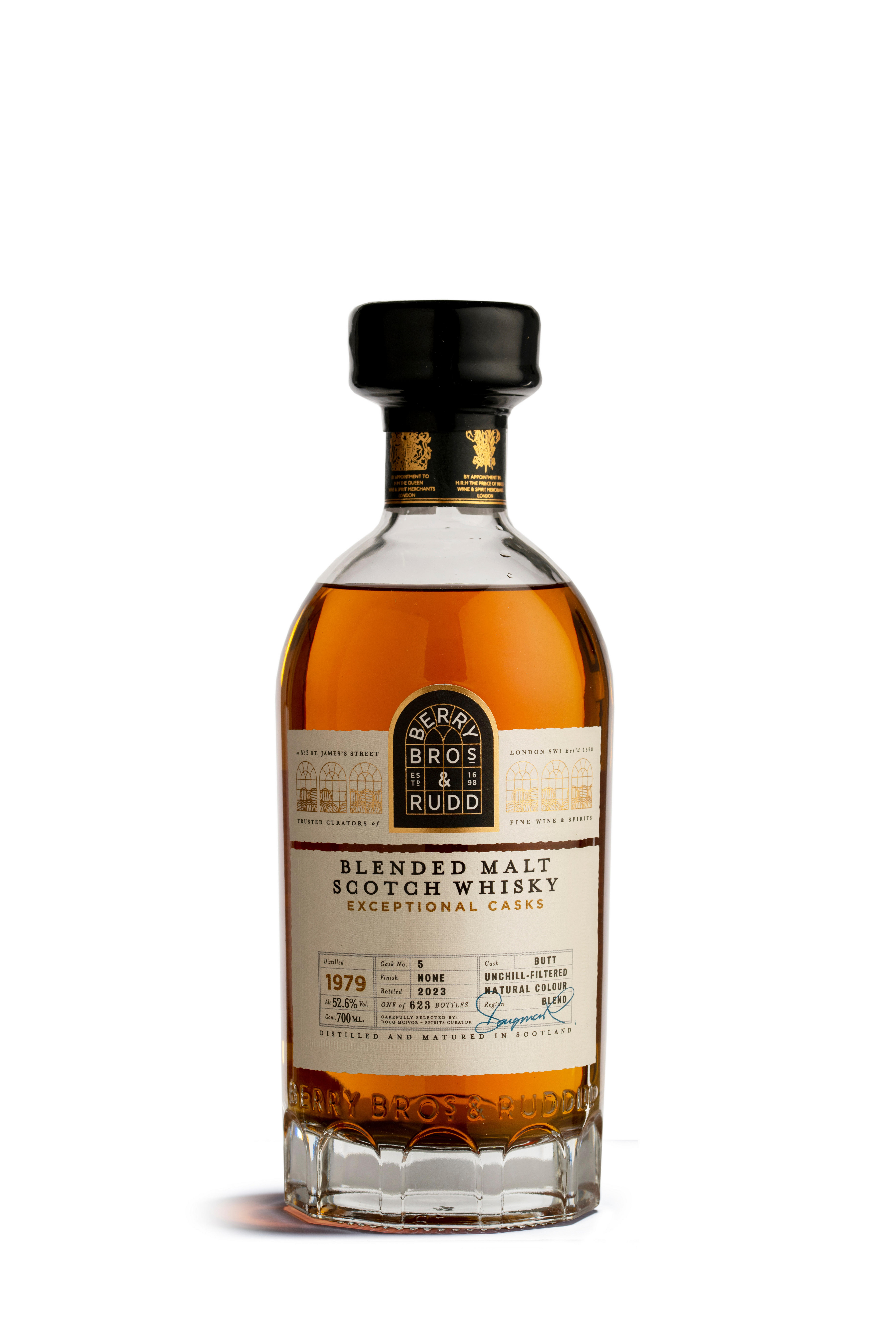 1979 Berrys' Exceptional Casks, Blend 5, Blended Malt Scotch Whisky (52.6%)