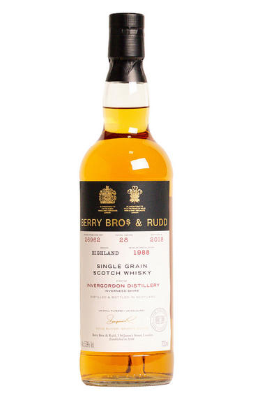 1988 Berrys' Invergordon, Cask No 26962, Single Grain Scotch Whisky, 57.9%