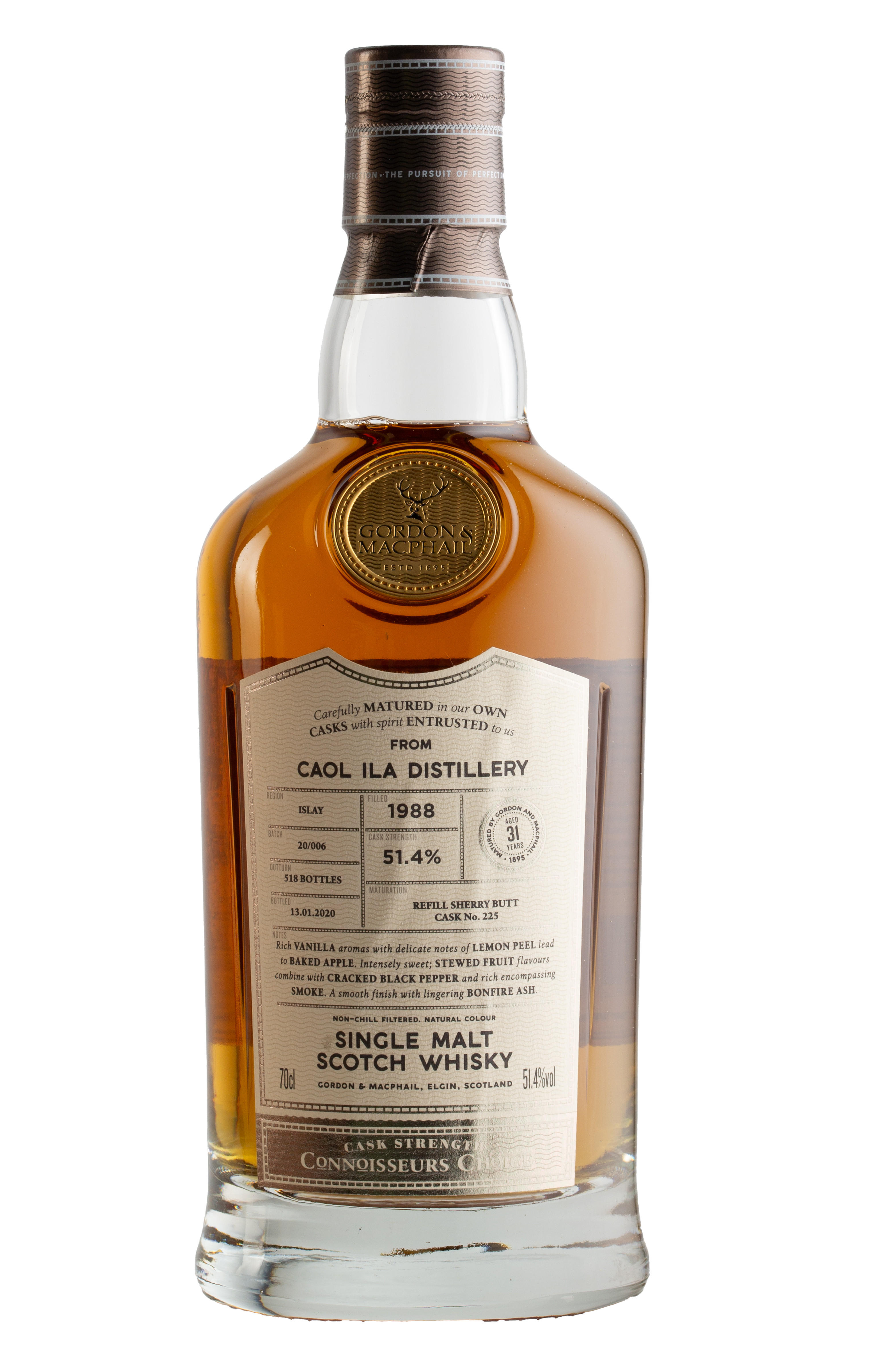 1988 Caol Ila, Connoisseurs Choice, 31-Year-Old, Islay, Single Malt Scotch Whisky (51.4%)