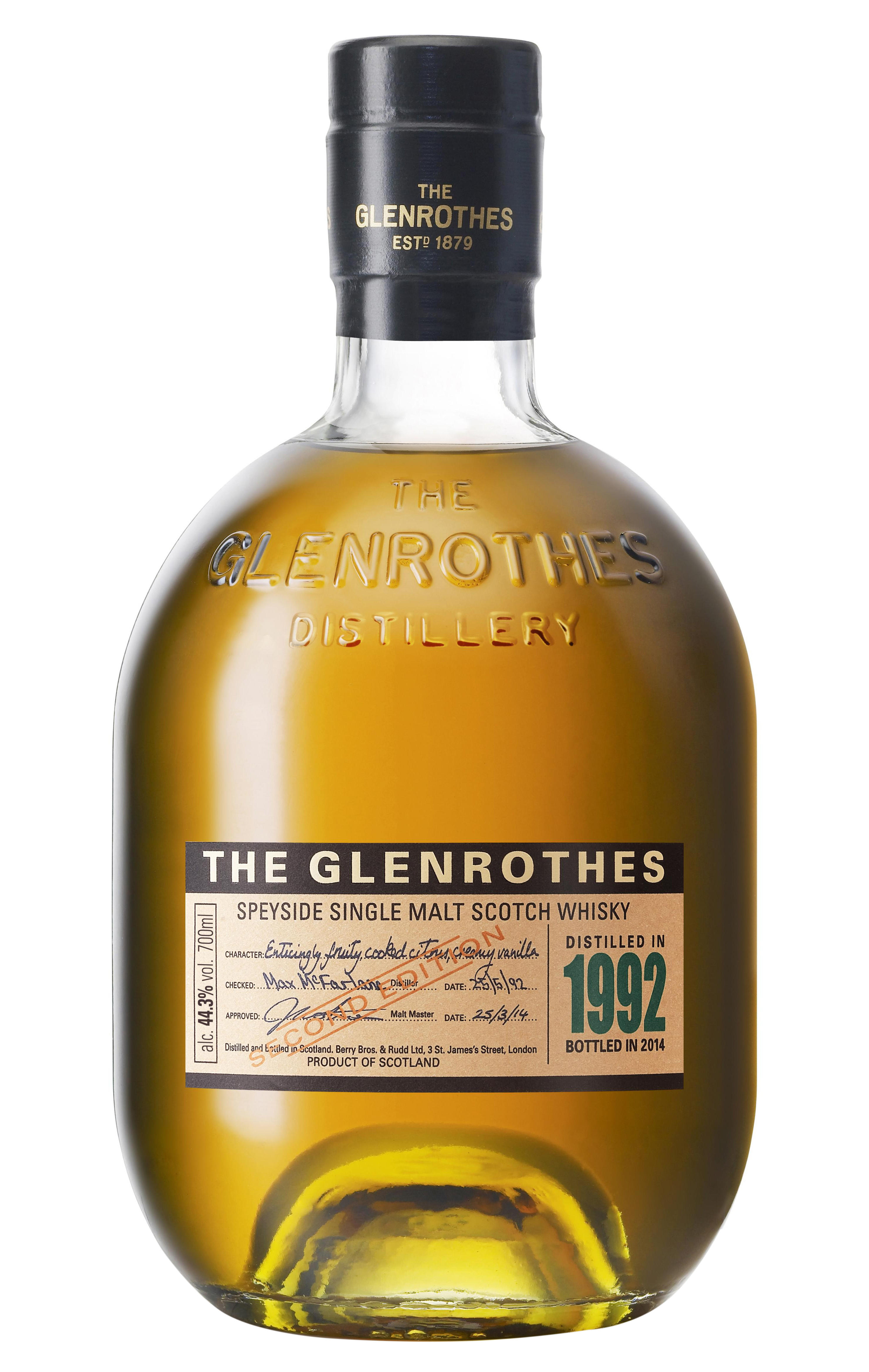 1992 The Glenrothes, 2nd Edition, Speyside, Single Malt Scotch Whisky (44.3%) bottle