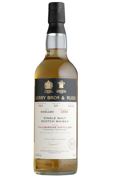 1993 Berrys' Tullibardine, Cask Ref 940, Single Malt Scotch Whisky, (48.9%)