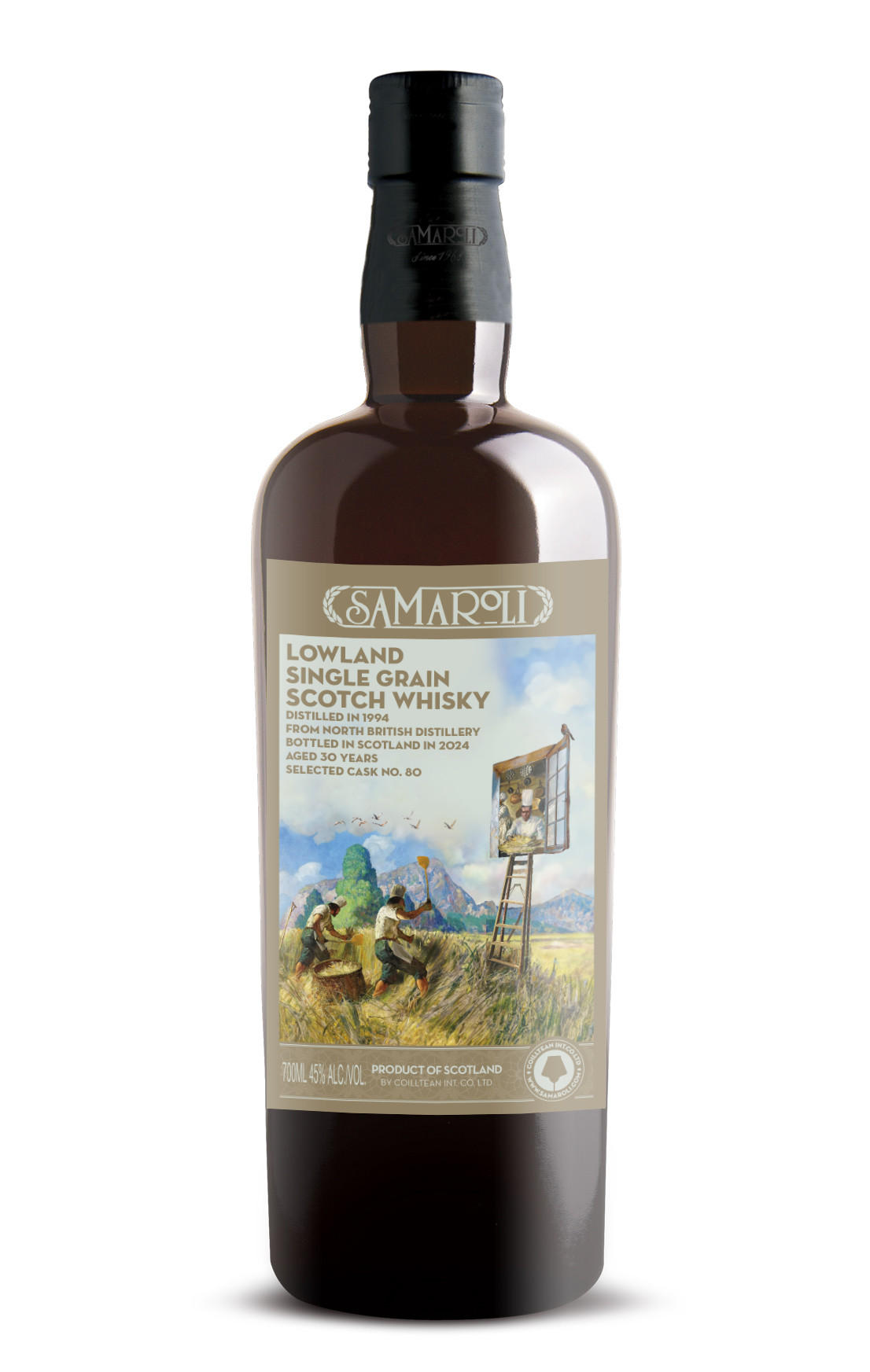 1994 Samaroli, North British, Cask Ref. 80, Bottled 2024, Lowland, Single Grain Scotch Whisky (45%)