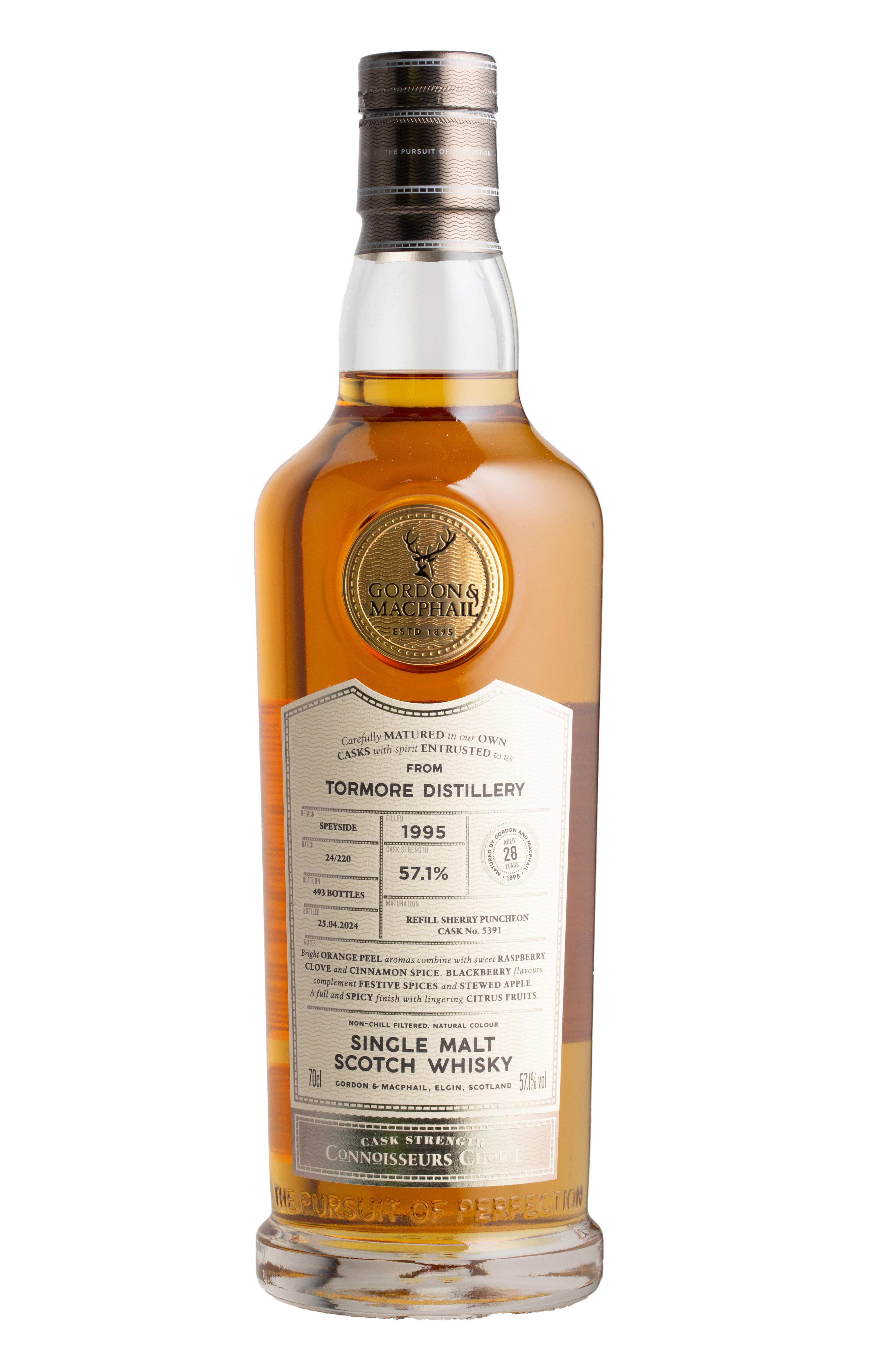 1995 Tormore, Connoisseur's Choice, Cask Ref. 5391, 28-Year-Old, Speyside, Single Malt Scotch Whisky (57.1%) bottle