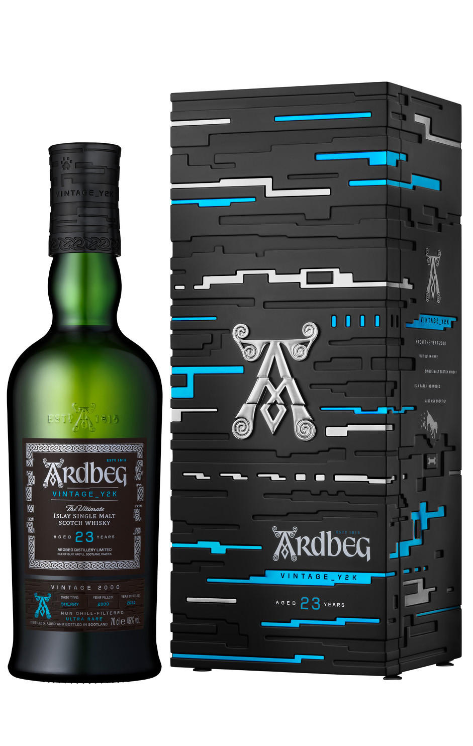 2000 Ardbeg, Vintage_Y2K, 23-Year-Old, Islay, Single Malt Scotch Whisky (46%)