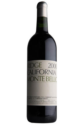 2001 Ridge Vineyards, Monte Bello, Santa Cruz Mountains, California, USA