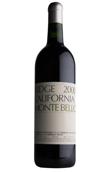 2001 Ridge Vineyards, Monte Bello, Santa Cruz Mountains, California, USA
