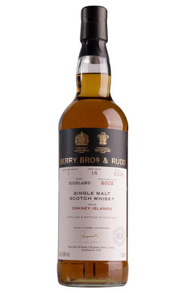 2002 Berrys' Orkney, Cask No 1, Single Malt Scotch Whisky, 56.8%