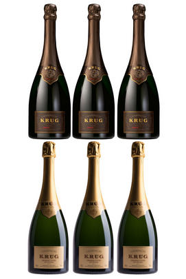 2002 Champagne Krug, Les Créations, Six-Bottle Assortment Case