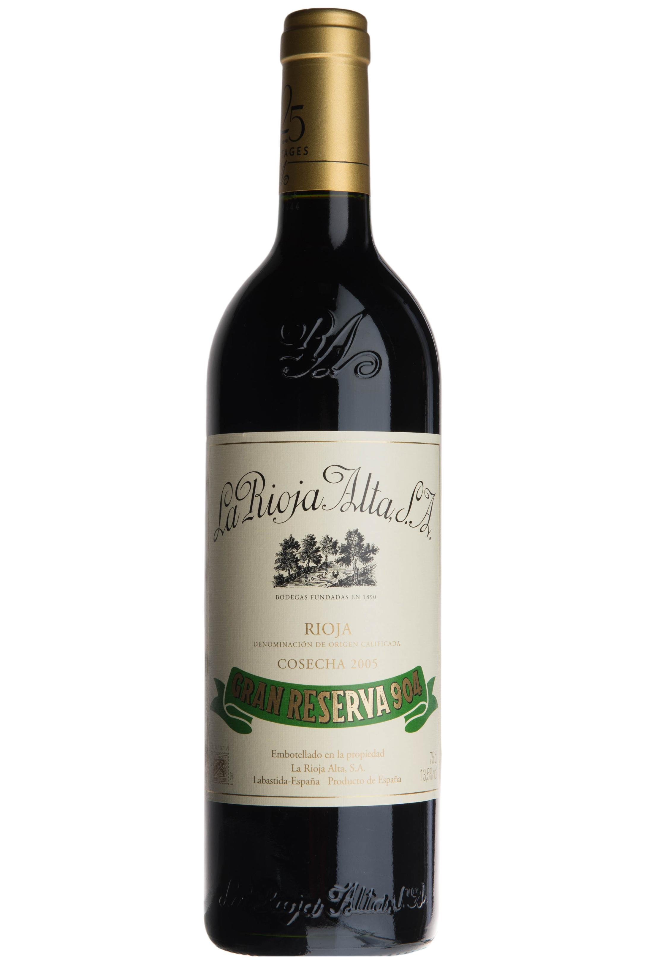 Buy 2004 Gran Reserva 904, La Rioja Alta, Rioja, Spain Wine Berry