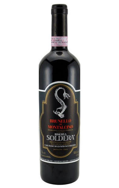 2004 Brunello di Montalcino, Riserva, Soldera Case Basse, Tuscany, Italy
