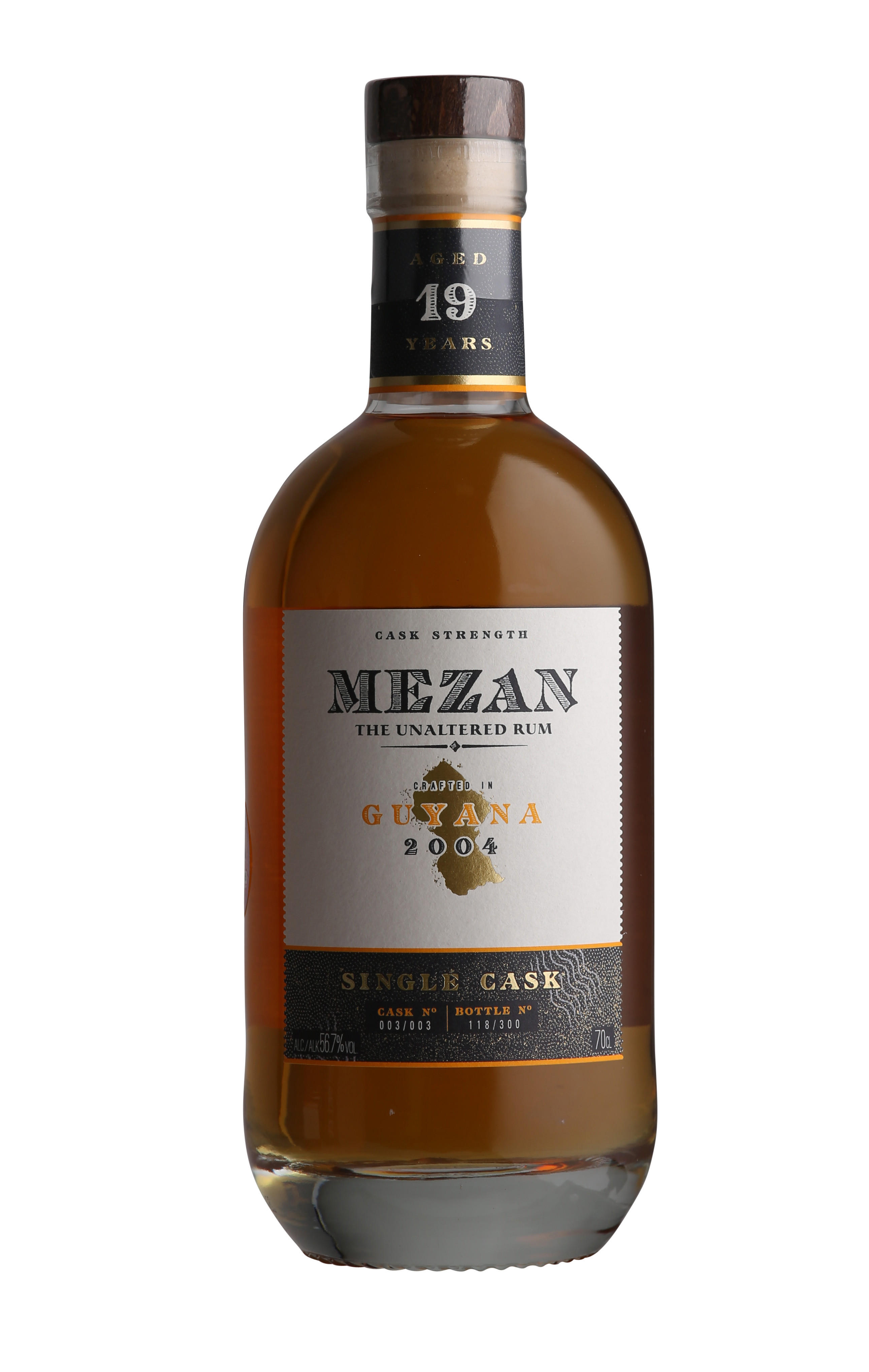 2004 Mezan, Single Cask #003, 19-Year-Old, Rum, Guyana (56.7%) bottle