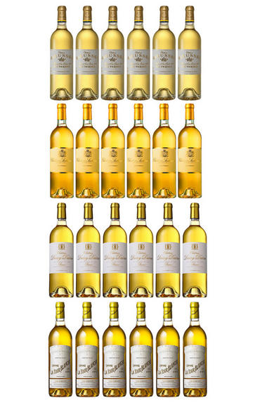 2005 Liquid Gold Assortment (24 x 375ml) Sauternes (6 ea Rie, Sud, T-B, D-V)