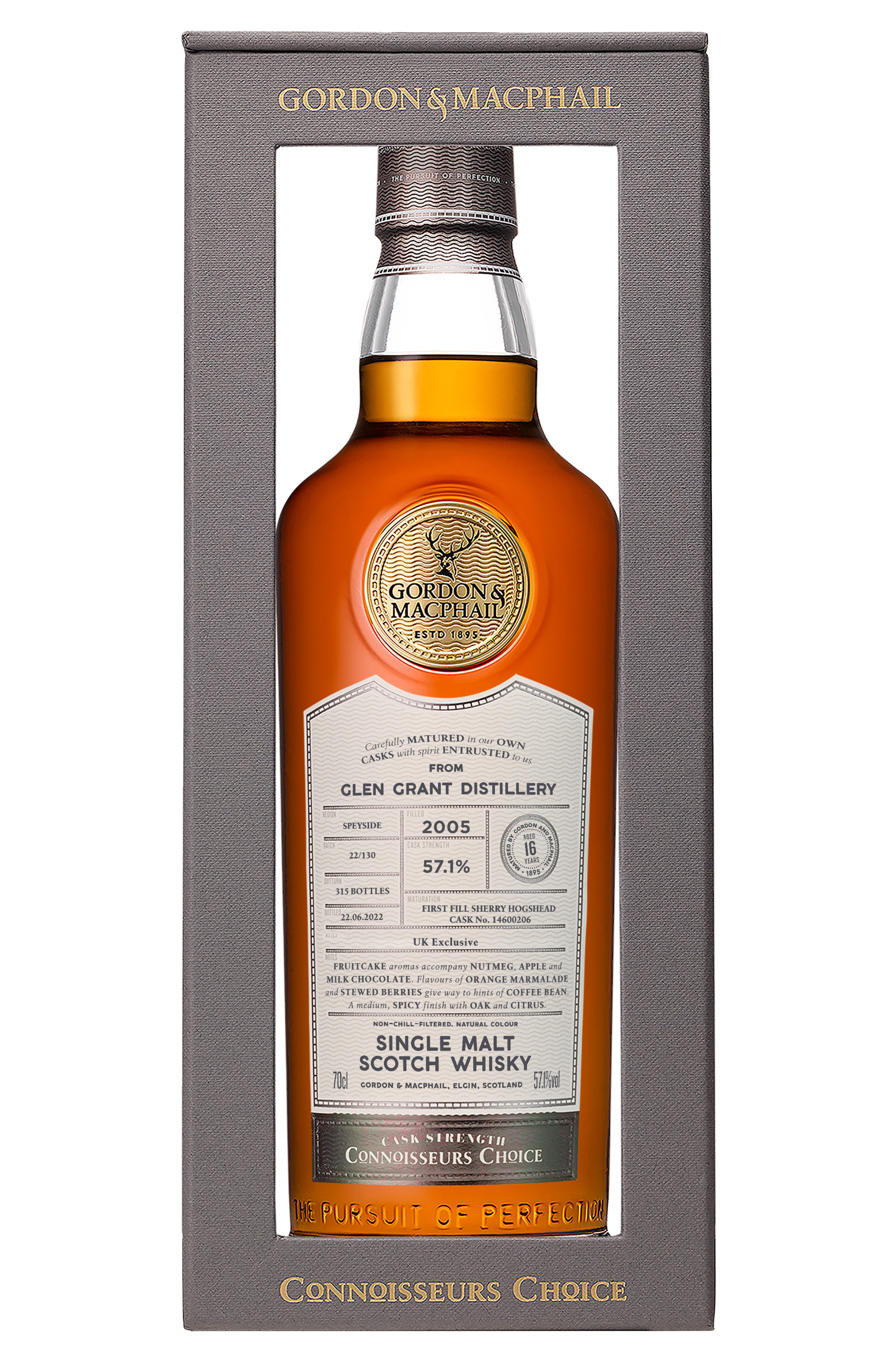 2005 Glen Grant, Connoisseur's Choice, Cask Ref. 14600206, 16-Year-Old, Speyside, Single Malt Scotch Whisky (57.1%)