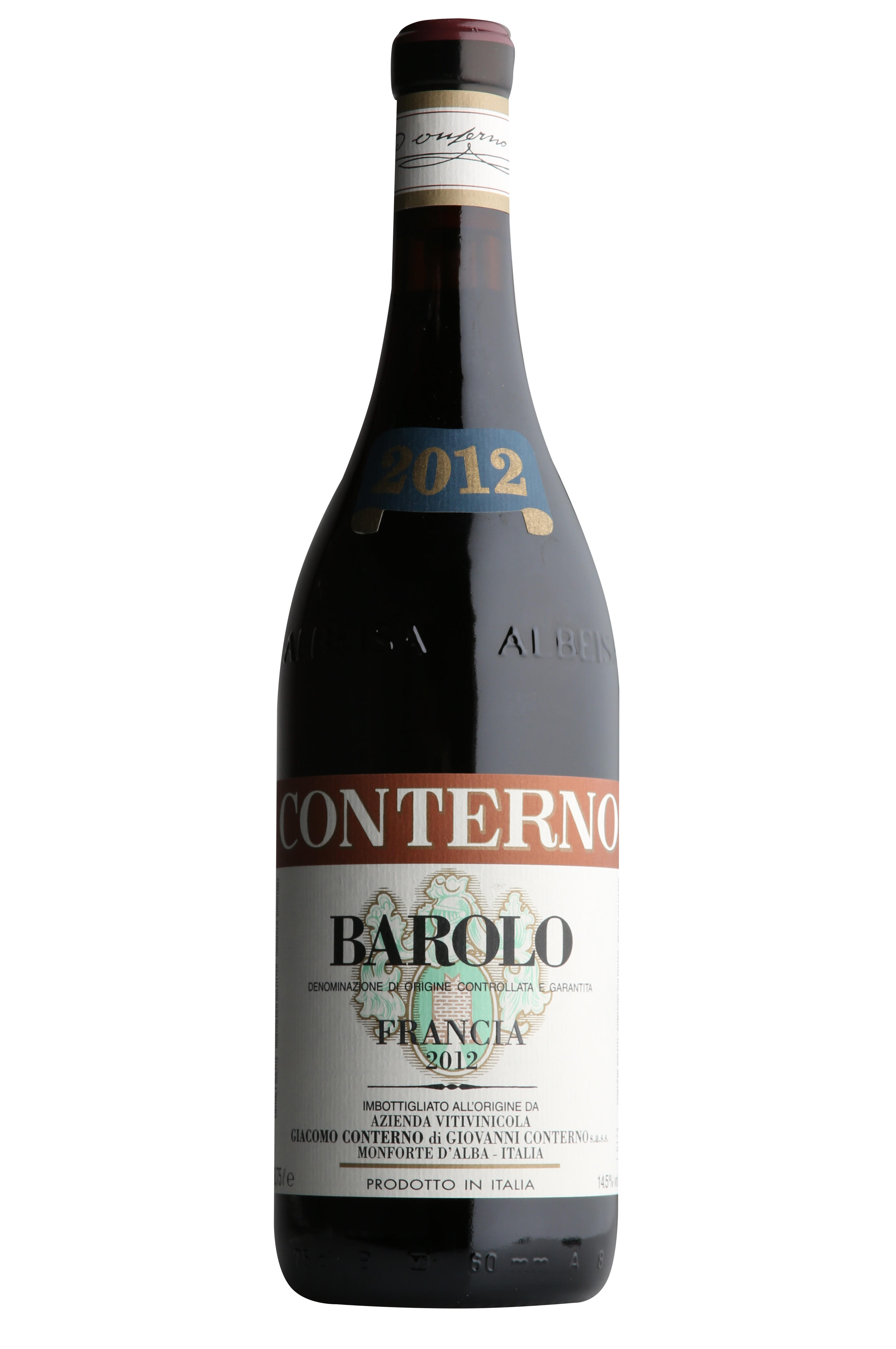 2012 Barolo, Francia, Giacomo Conterno, Piedmont, Italy