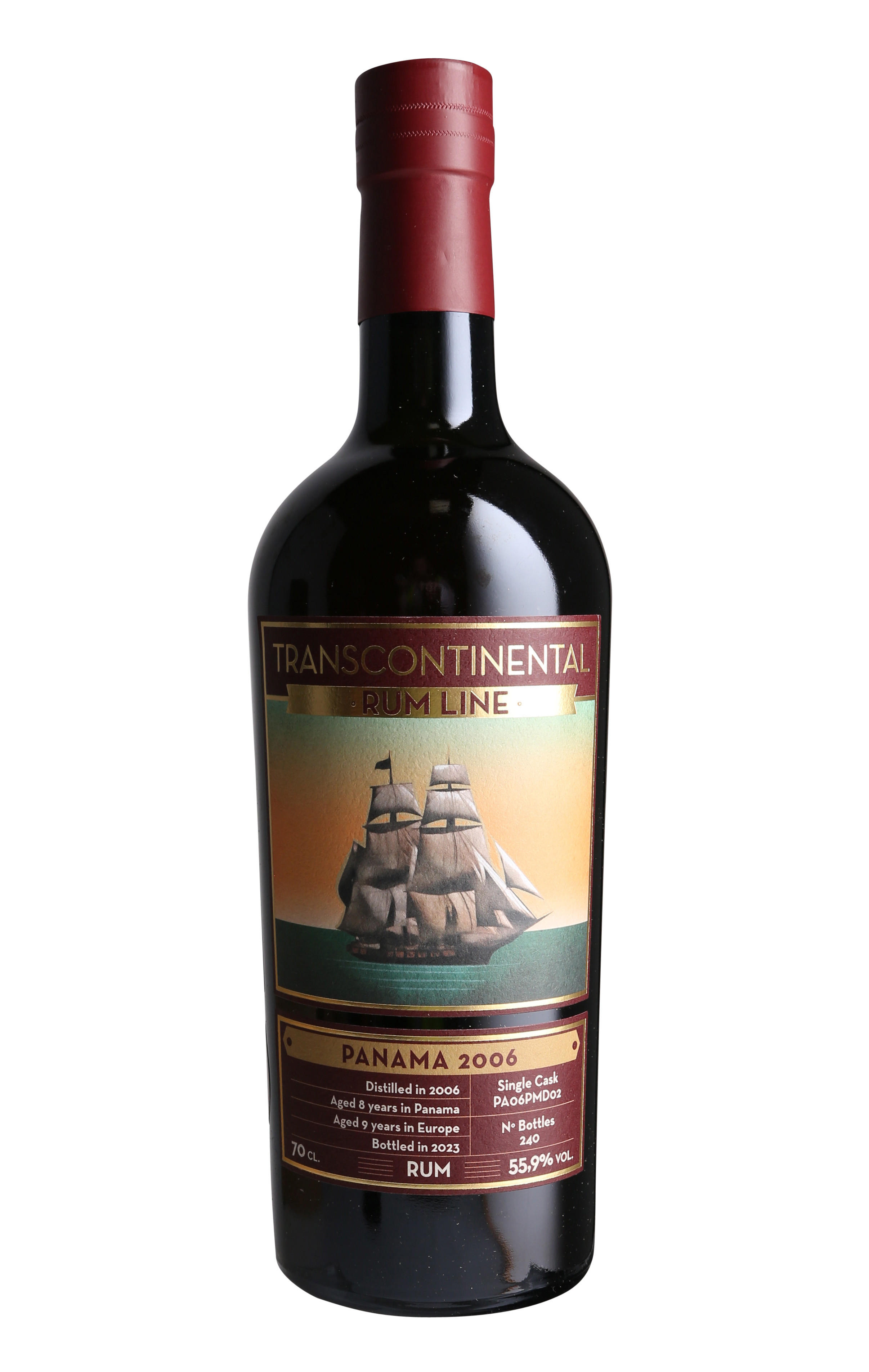 2006 Transcontinental Rum Line, Rum, Panama (55.9%) bottle