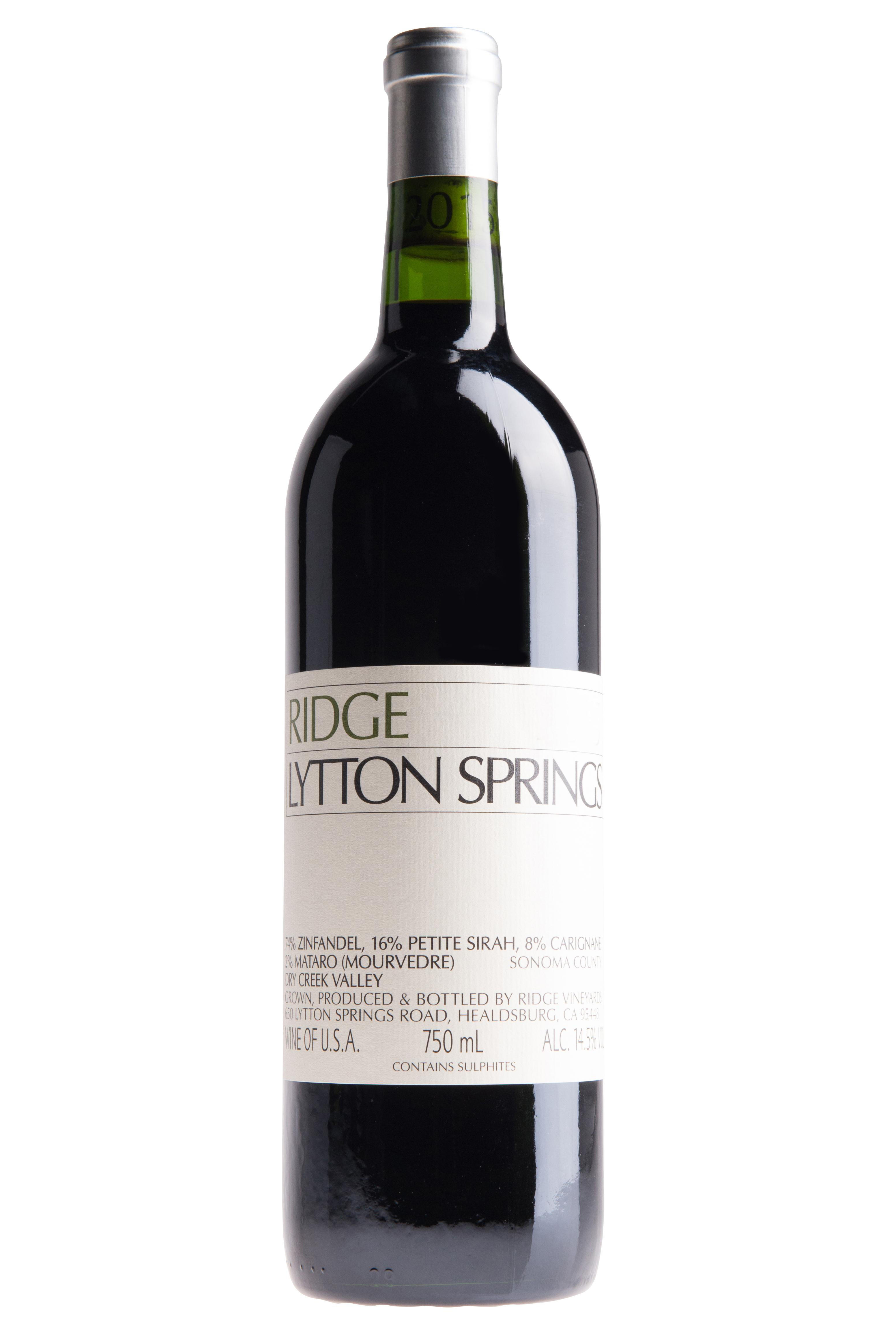 2007 Ridge Vineyards, Lytton Springs, Dry Creek Valley, Sonoma County, California, USA