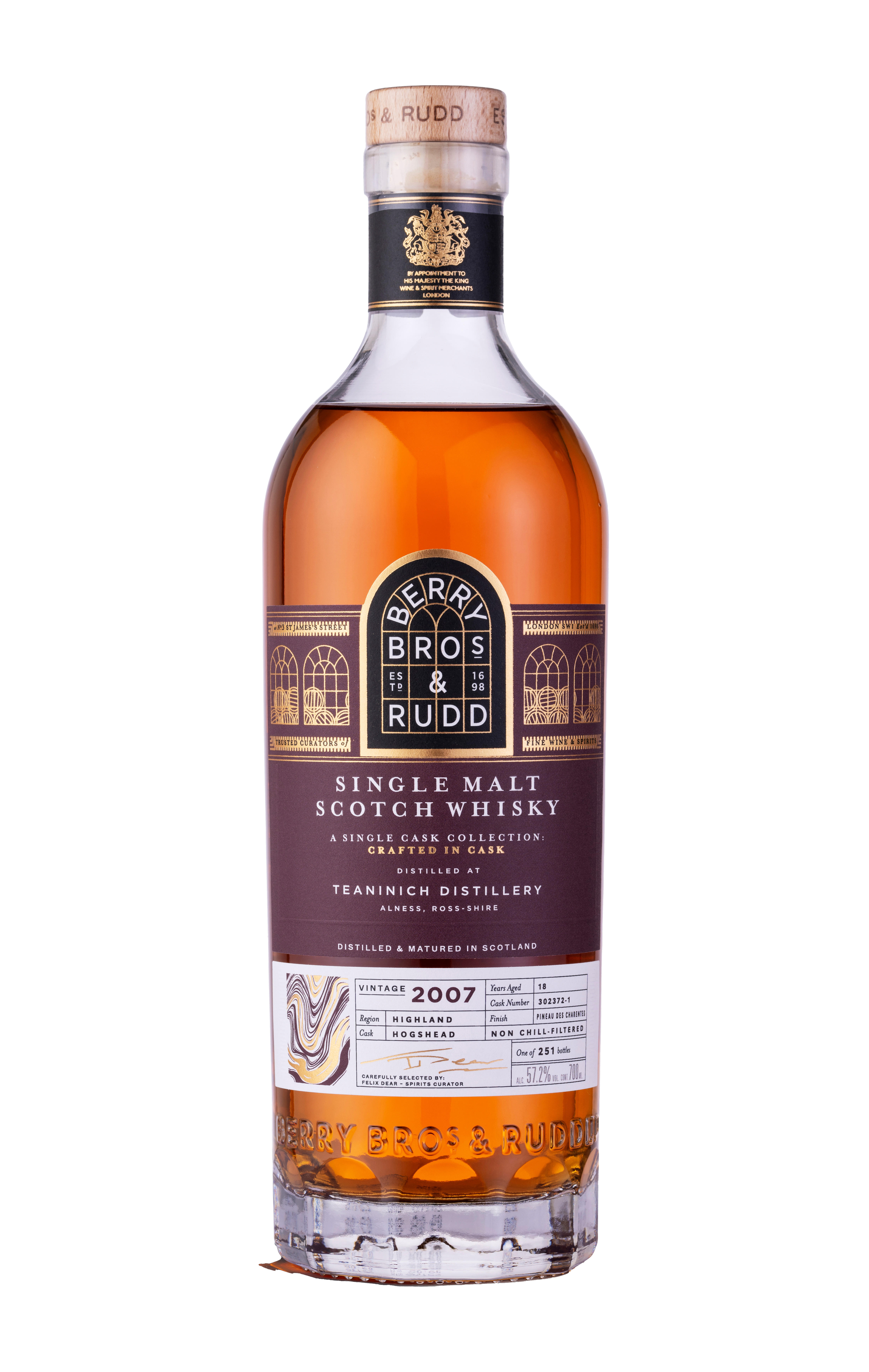 2007 Berry Bros. & Rudd Teaninich, Odyssey, Cask Ref. 302372A, Highland, Single Malt Scotch Whisky (57.2%)