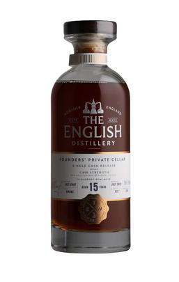 2007 The English, Founders Private Cellar, 15-Year-Old Ex Oloroso Demi-Muid, Bottled 2022, Single Malt Whisky, England (57.6%)