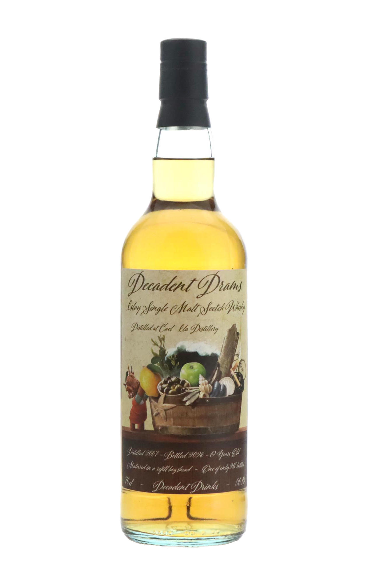 2007 Decadent Drinks, Caol Ila, 19-Year-Old, Islay, Single Malt Scotch Whisky (50.1%) bottle