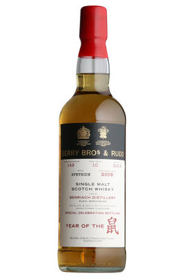 2008 Berry Bros. & Rudd 10-Year-Old BenRiach, Cask Ref. 149, Year of the Rat, Bottled 2019, Speyside, Single Malt Scotch Whisky (58.3%)