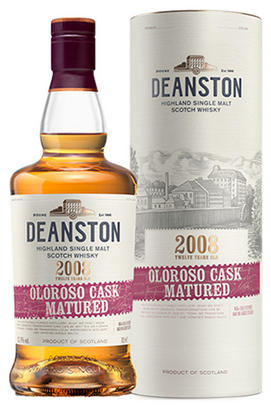 2008 Deanston, Oloroso Cask Matured, 12-Year-Old, Highland, Single Malt Scotch Whisky (52.7%)