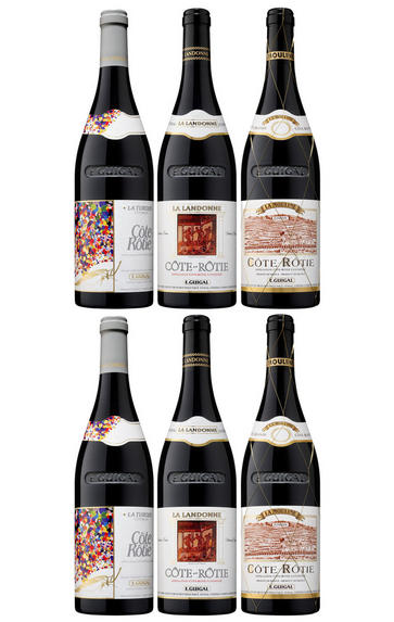 2009 Côte-Rôtie Trilogie (2 x Turque, 2 x Mouline, 2 x Landonne), E.Guigal, Rhône, Six-Bottle Assortment Case