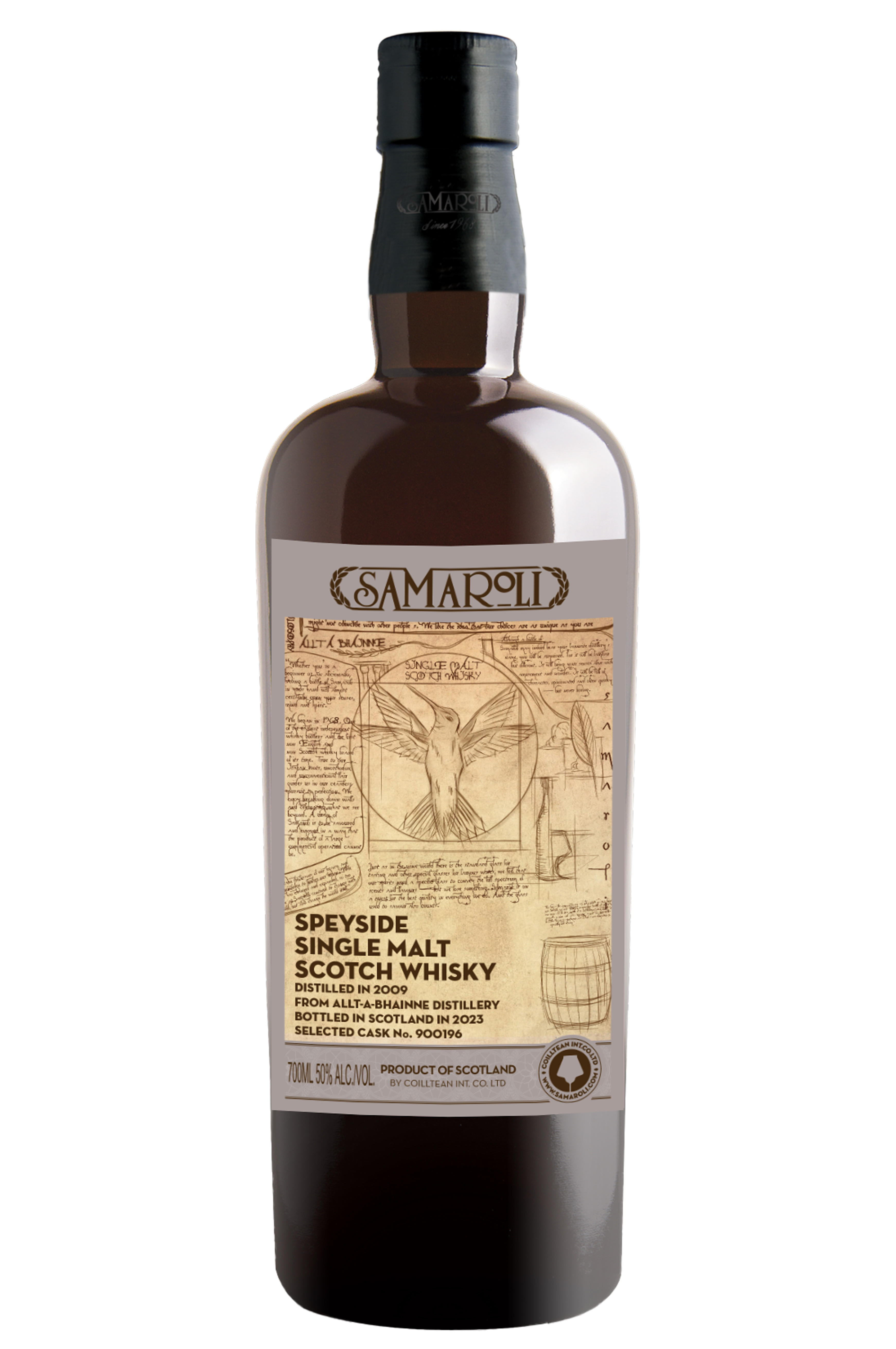 2009 Allt-á-Bhainne, Samaroli, Cask Ref. 900196, Speyside, Single Malt Scotch Whisky (50%)