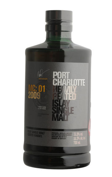 2009 Bruichladdich, Port Charlotte, MC: 01, Heavily Peated, Islay, Single Malt Scotch Whisky (56.3%)